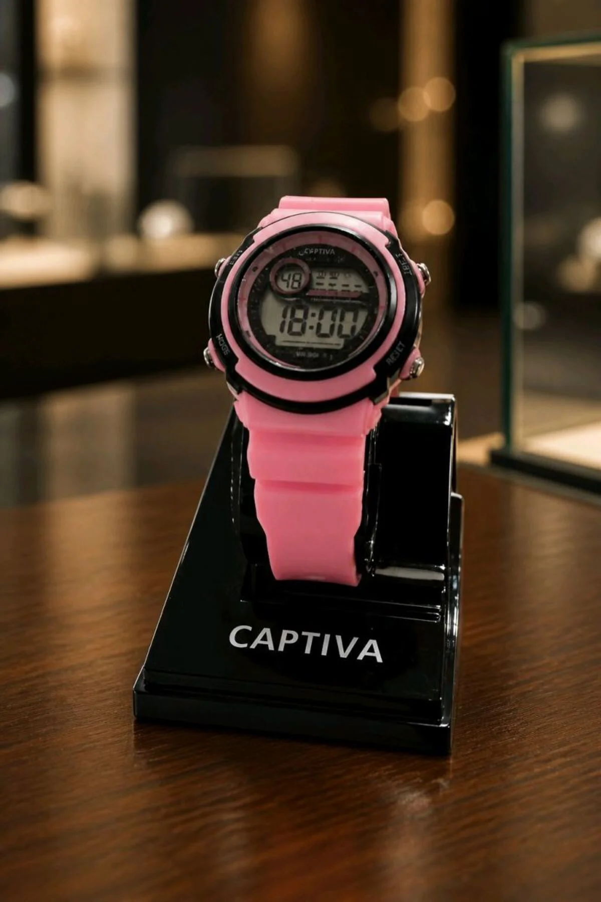 Pembe Dijital Su Geçirmez Kol Saati
