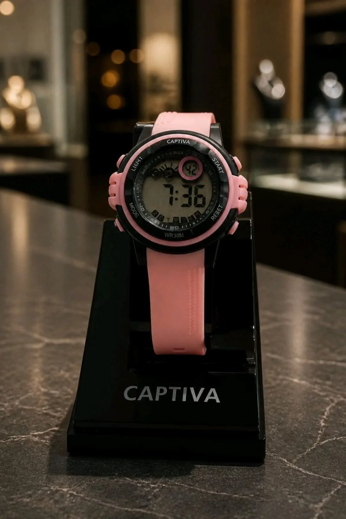 Pembe Dijital Su Geçirmez Kol Saati