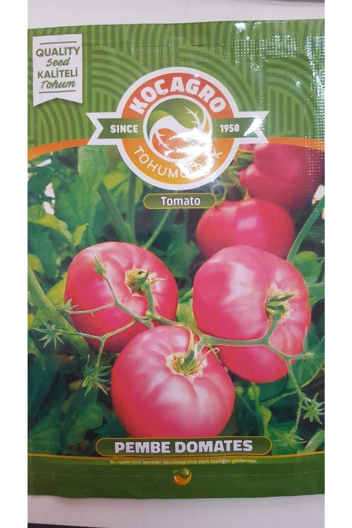 Koçağro Pembe Domates Tohumu 1 Paket %100 Yüksek Verimlidir.