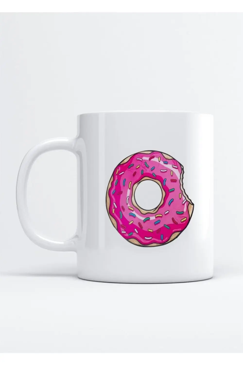 Pembe Donut Kupa Bardak