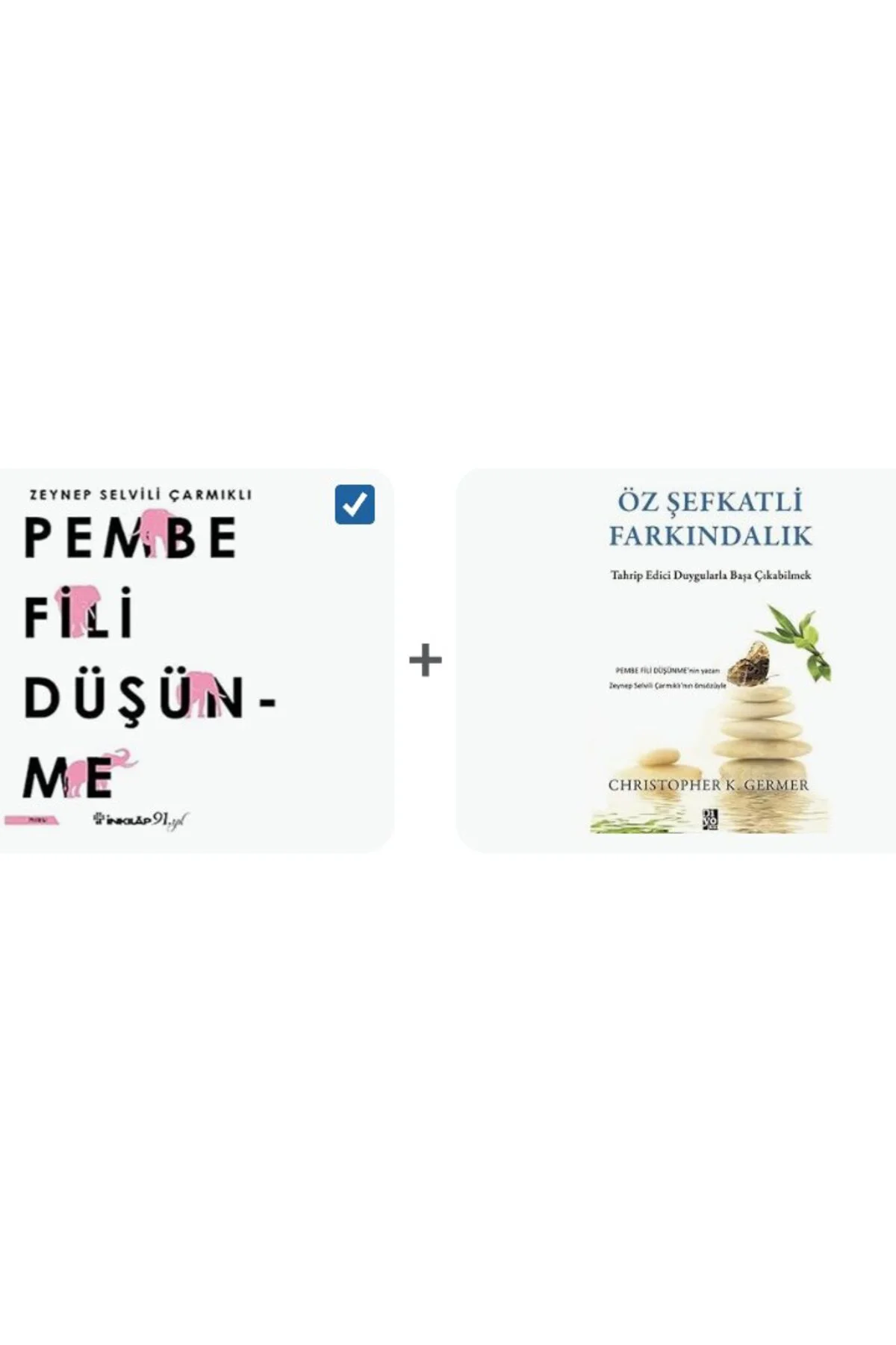 pembe fili dusunme + oz sfkatli farkindalik=(2kitap) Fiyatı, Yorumları ve Özellikleri