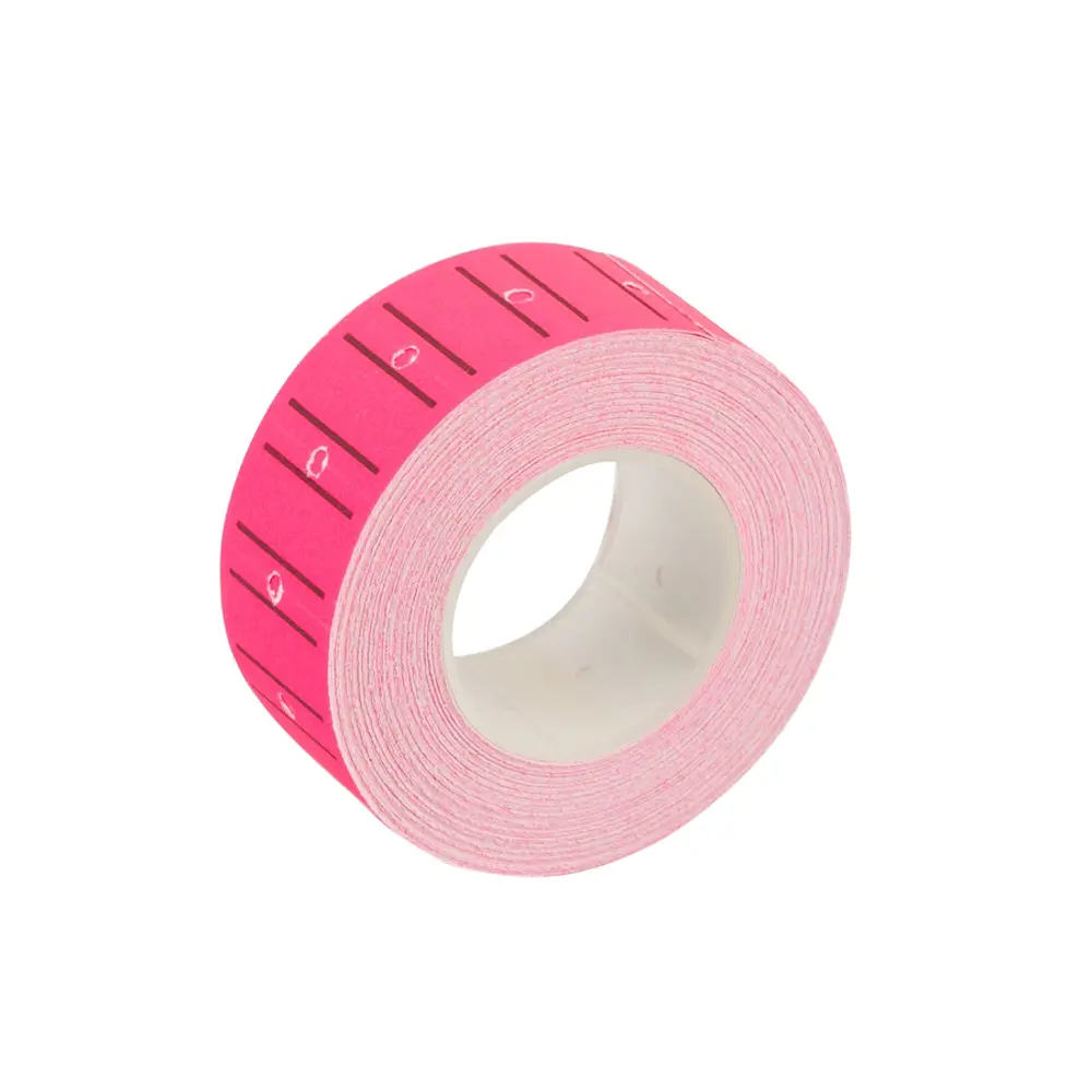 Pembe Fiyat Etiketi 12x21 mm - 1 Adet