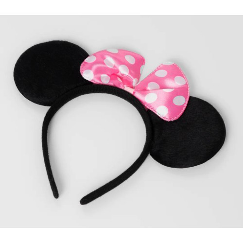 Pembe Fiyonklu Minnie Mouse Tacı Mini Kulak Pembe Fiyonklu Minnie Mouse Tacı Mini Kulak
