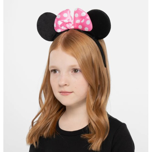 Pembe Fiyonklu Minnie Mouse Tacı Mini Kulak Pembe Fiyonklu Minnie Mouse Tacı Mini Kulak