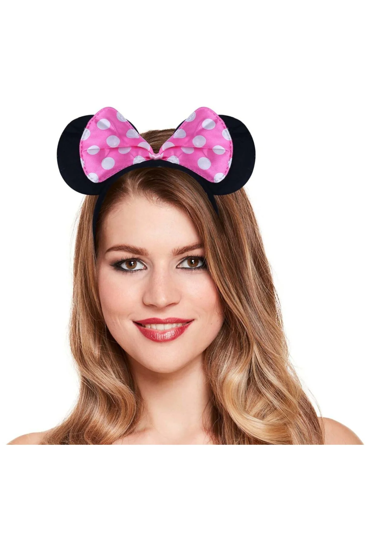 Pembe Fiyonklu Minnie Mouse Tacı Kulak NessiWorld