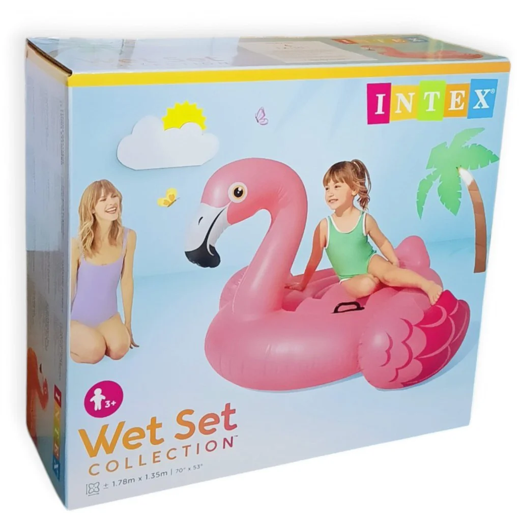 Pembe Flamingo Deniz &amp; Huz Bin Git si (178 cm x 135 cm) - 1 ADET