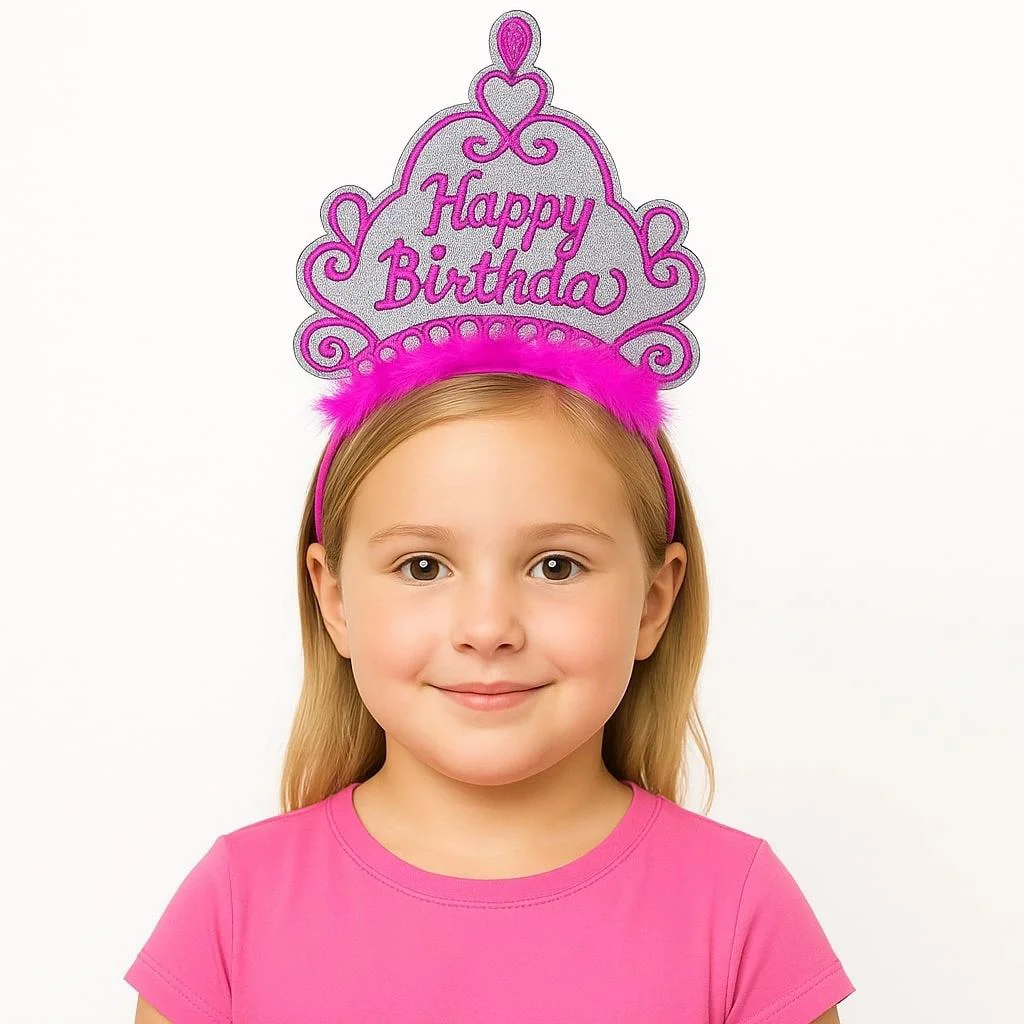 Pembe Happy Birthday Prenses Tacı – Doğum Günü Taç Aksesuarı Fiyatı, Yorumları ve Özellikleri