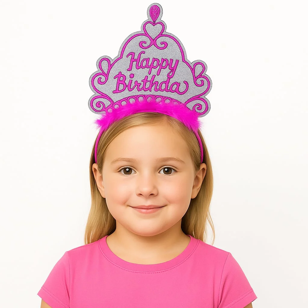 Pembe Happy Birthday Prenses Tacı – Doğum Günü Taç Aksesuarı Fiyatı, Yorumları ve Özellikleri