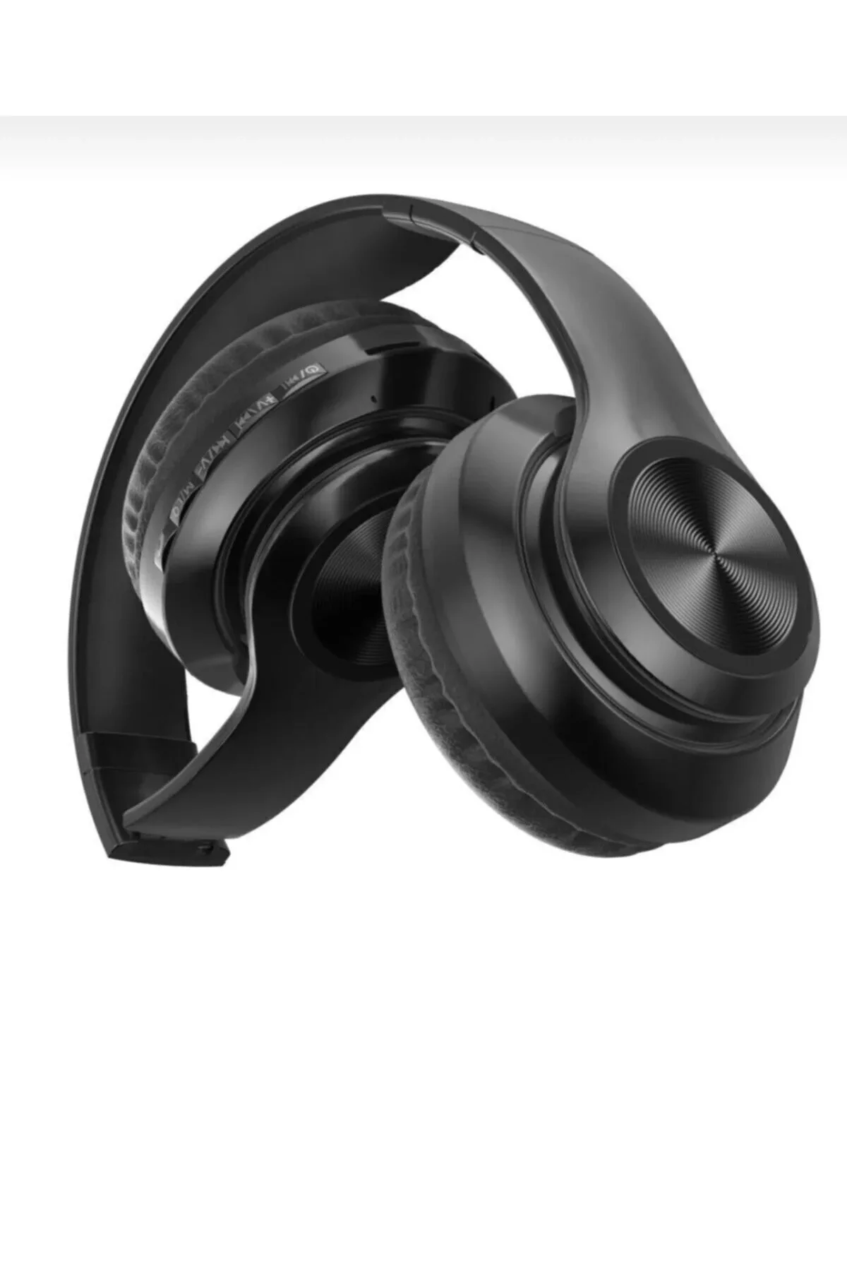 Pembe Kablosuz Kulak Üstü Kulaklık, Bluetooth 5.0, FM Radyo, SD Kart ve AUX Girişi, RGB Işıklı