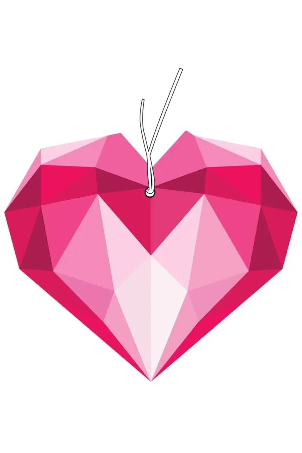 Pembe Kalp Tasarımlı Araç Içi Aksesuarı Ve Oto Kokusu