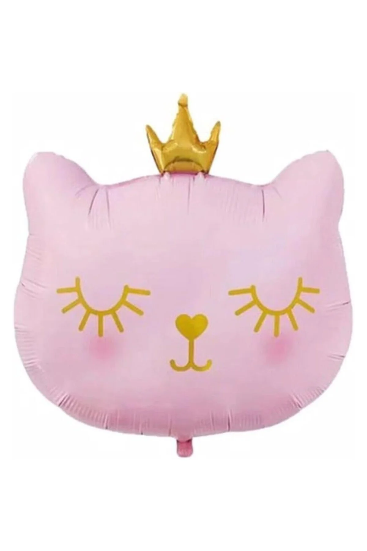 Pembe Kedi Temalı 8 Yaş Folyo Balon Seti Doğum Günü Dekorasyonu