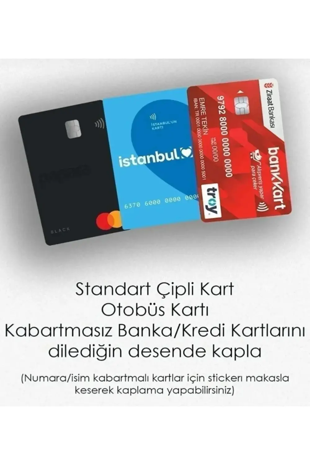 Pembe Kelebek Tasarımlı Kredi Kartı Kaplama