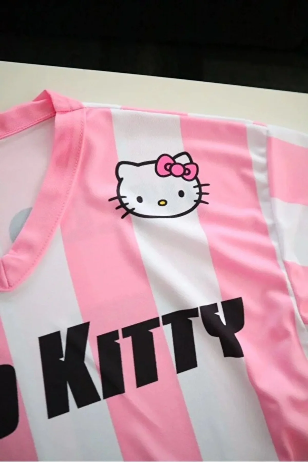 Pembe Kitty Forma Unisex T-shirt