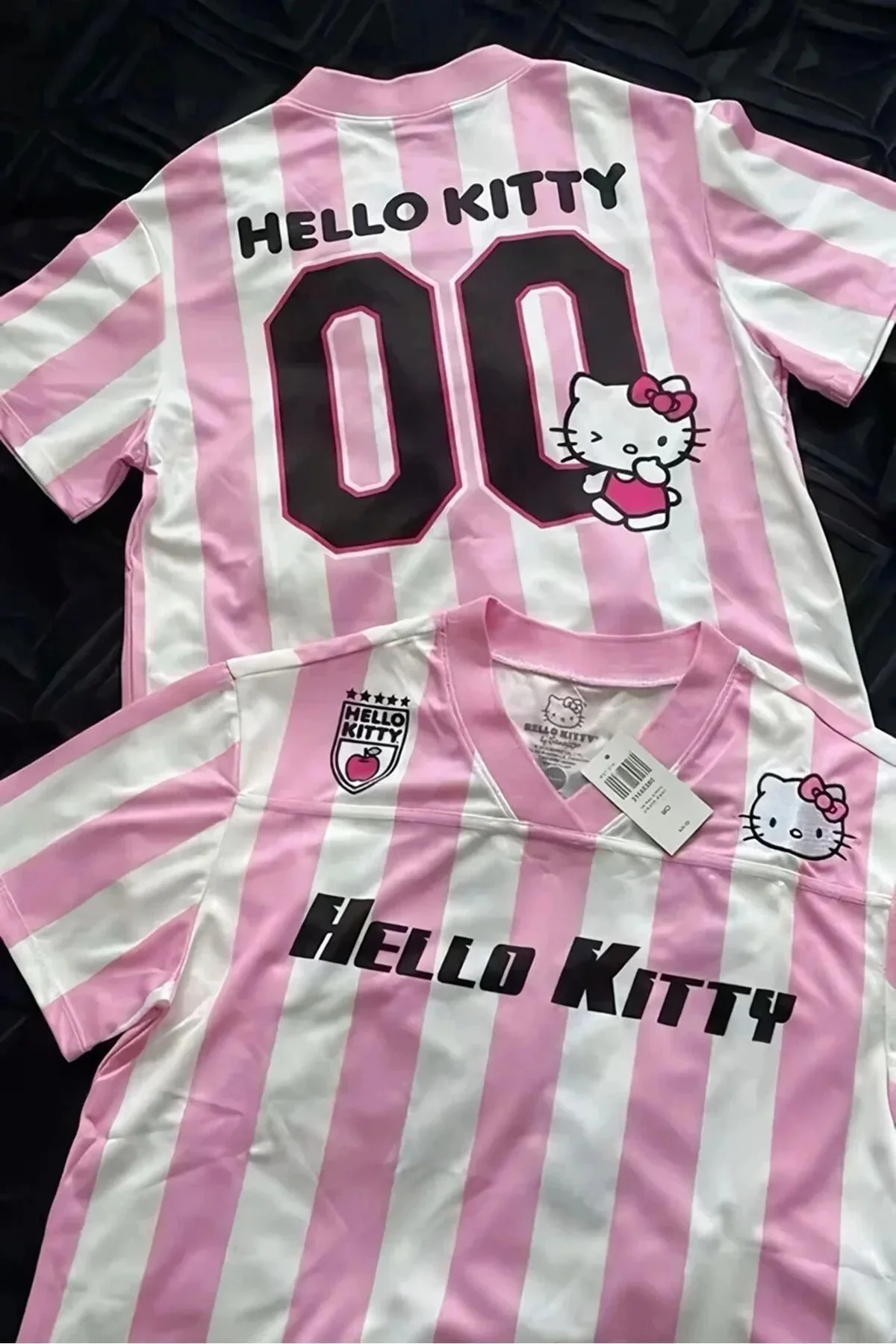 Pembe Kitty Forma Unisex T-shirt