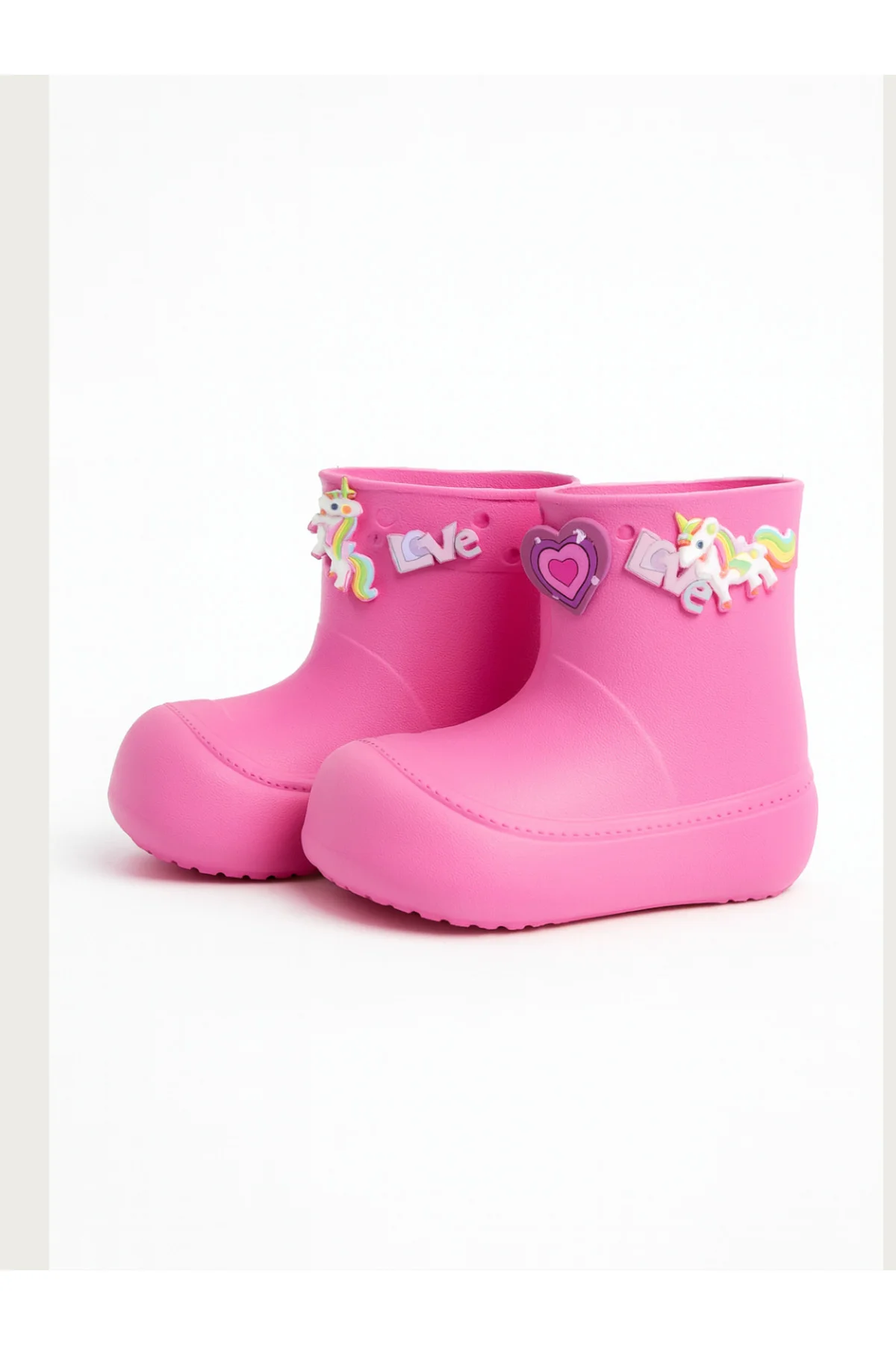 Pembe Kız Yağmur Botu & Pamuklu Çorap Takım Pembe Kız Yağmur Botu & Pamuklu Çorap Takım
