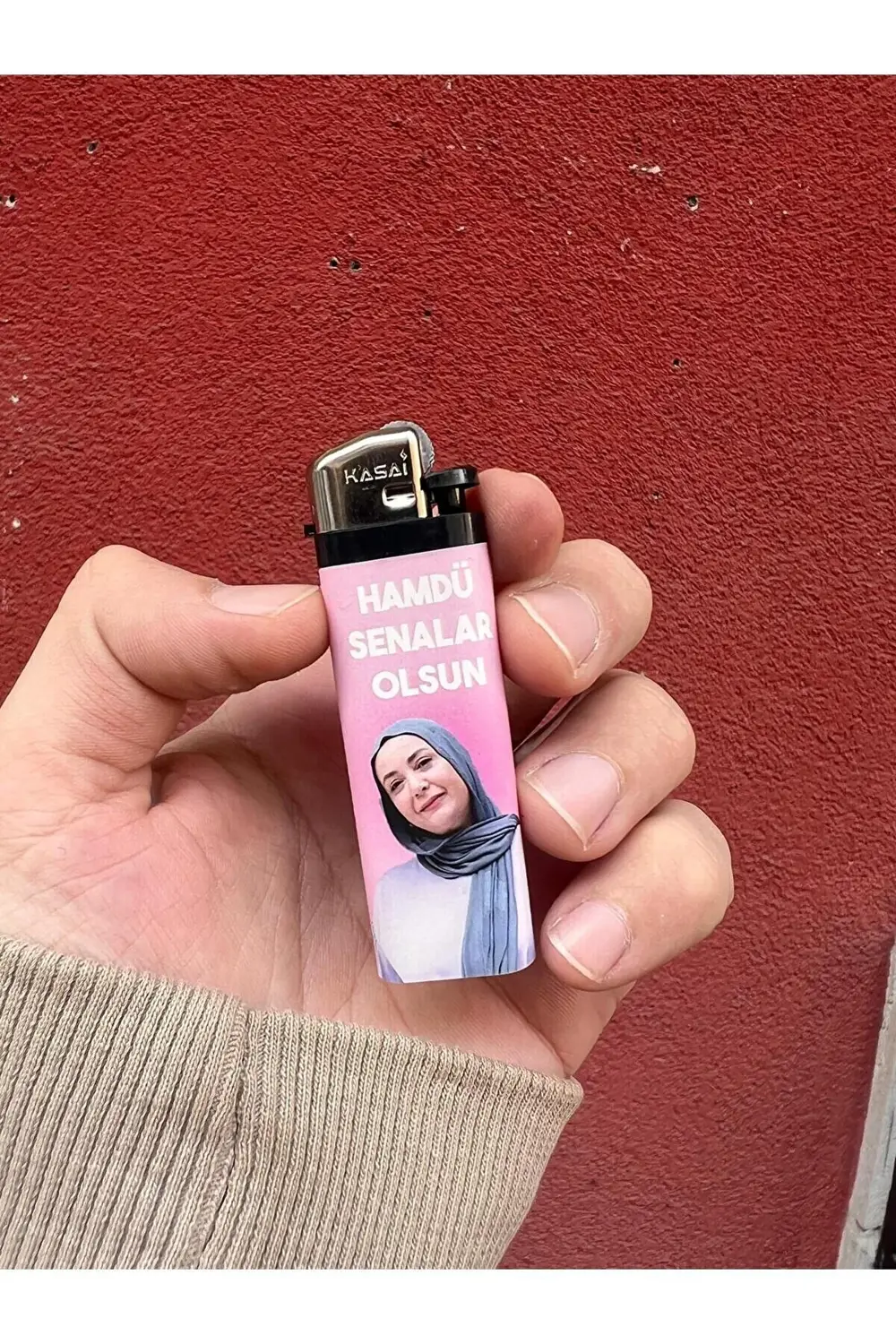 Pembe Kızılcık Şerbeti Full Kaplama Gazlı Çakmak