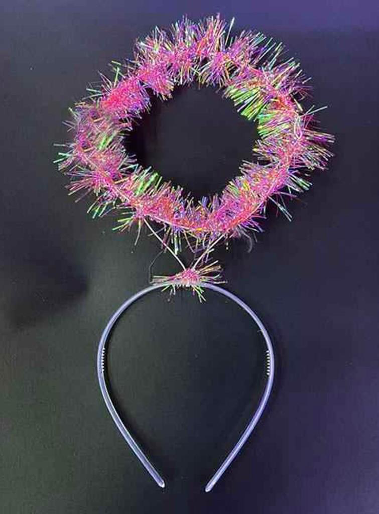 Pembe Metalize Melek Hare Taç Çocuk Yetişkin Uyumlu Pembe Metalize Melek Hare Taç Çocuk Yetişkin Uyumlu
