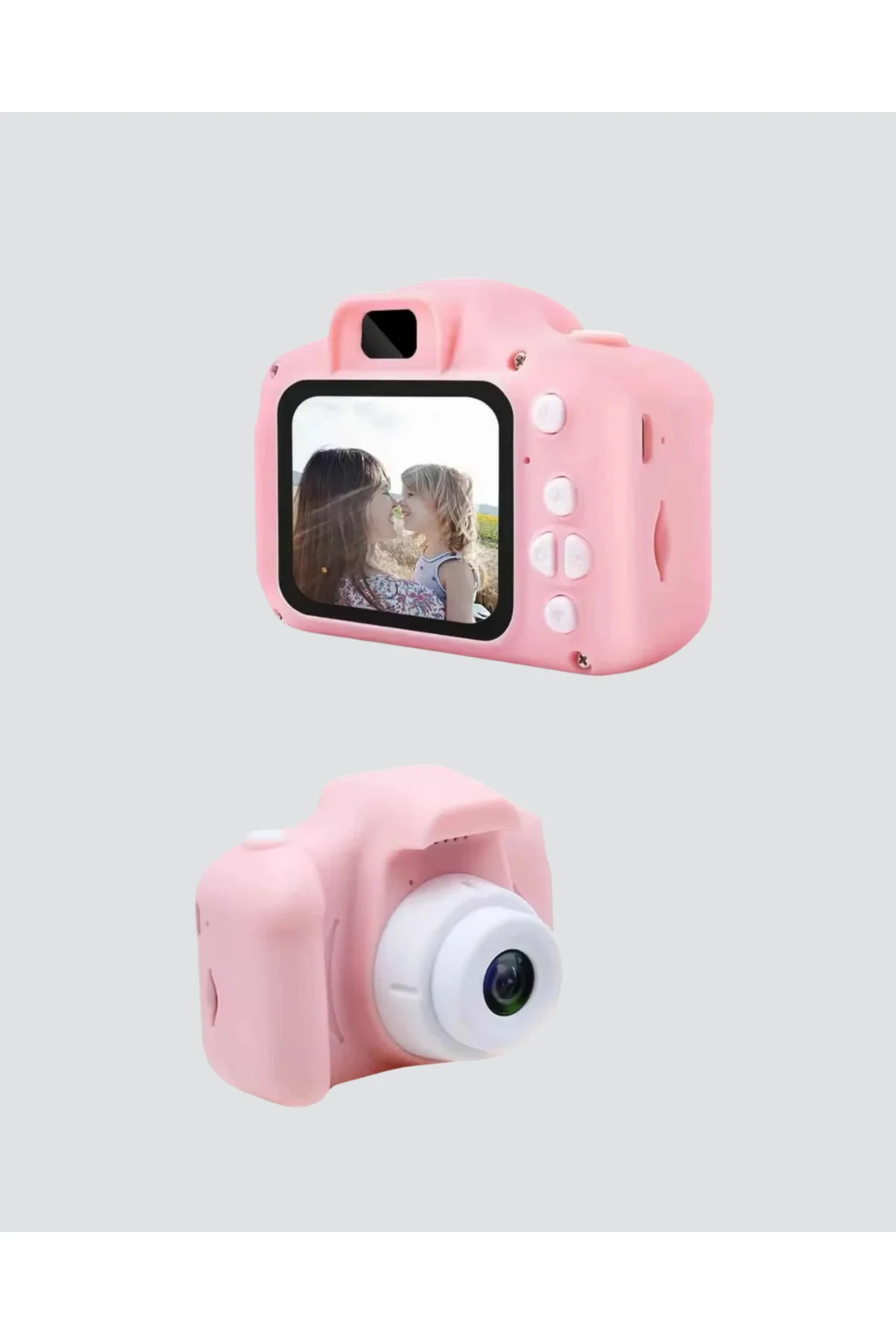 Pembe Mini 1080p HD Çocuk Kamera – 8MP, Video Kaydı,TF Kart Destekli