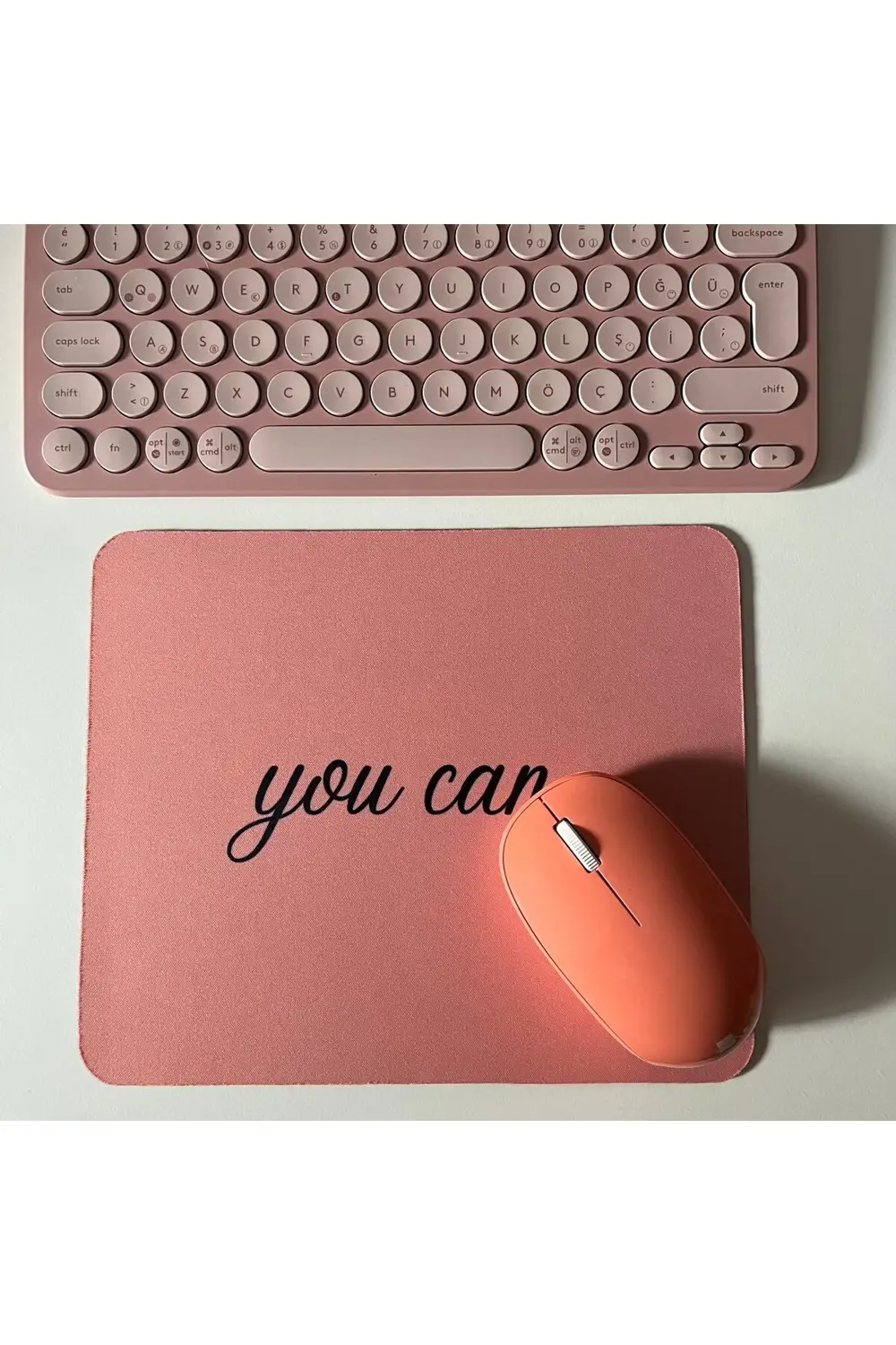 Pembe Mouse Pad, 21x17 cm,Kaymaz Taban, Ev, Ofis ve Oyun için Rah