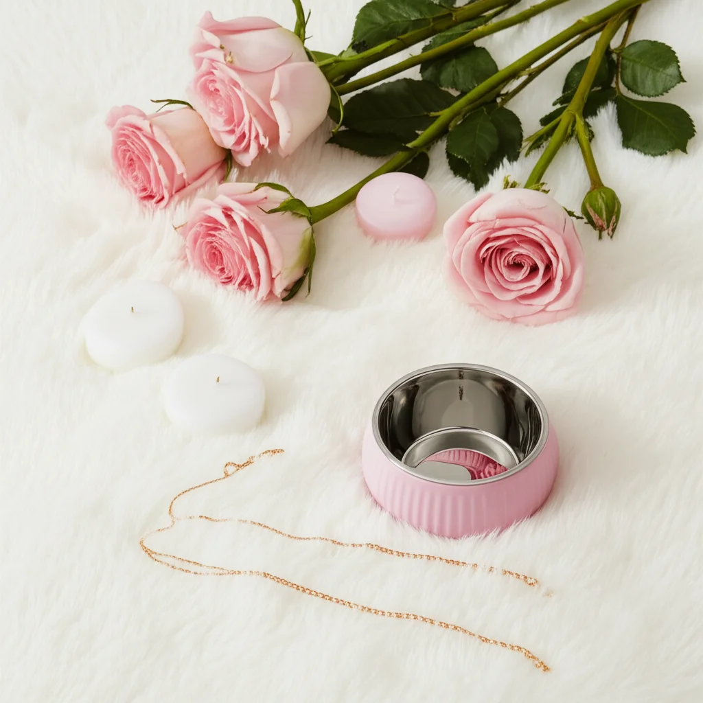 Pembe Organik Seramik Mama Kabı Paslanmaz Çelik İç Kap 250ml Su K Pembe Organik Seramik Mama Kabı Paslanmaz Çelik İç Kap 250ml Su K
