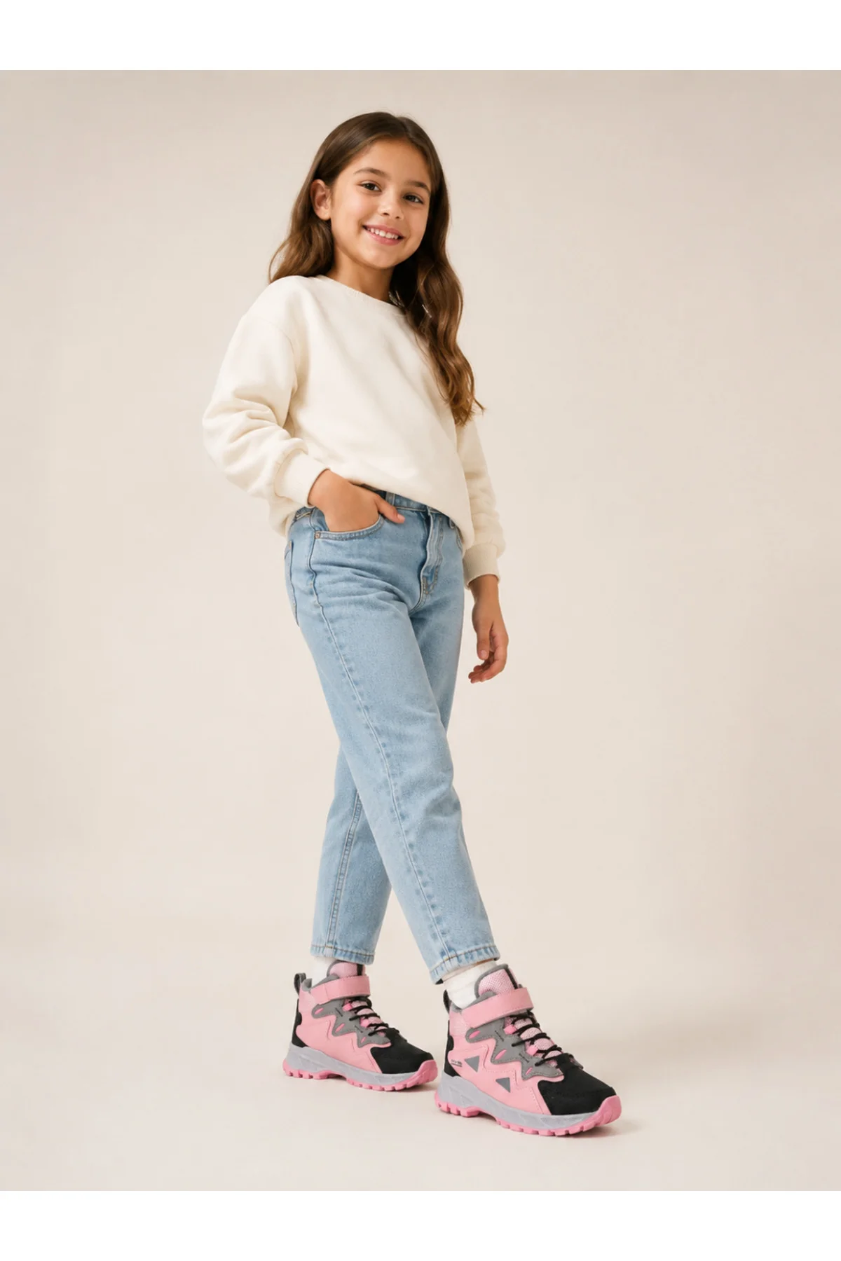 Pembe Outerwear Kız Çocuk Sneaker Bot