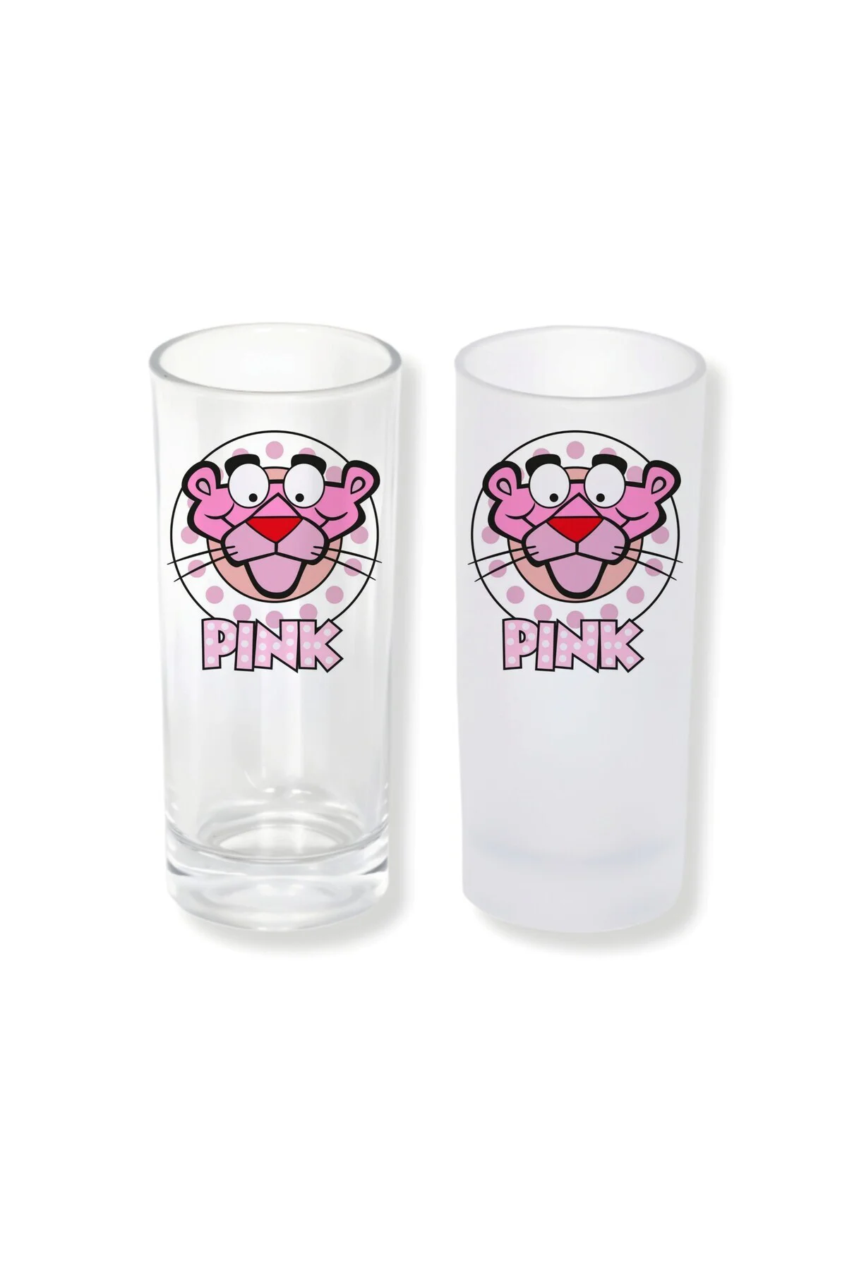 Pembe Panter Buzlu / Buzsuz Seçenekli Rakı Bardağı – 1 Adet Şık S