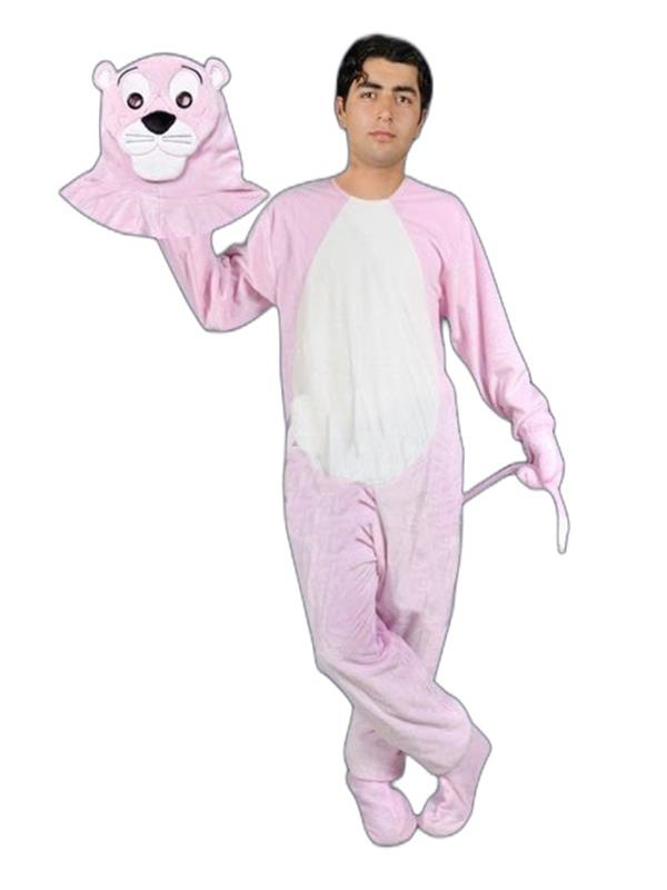 Pembe Panter Kostümü Yetişkin