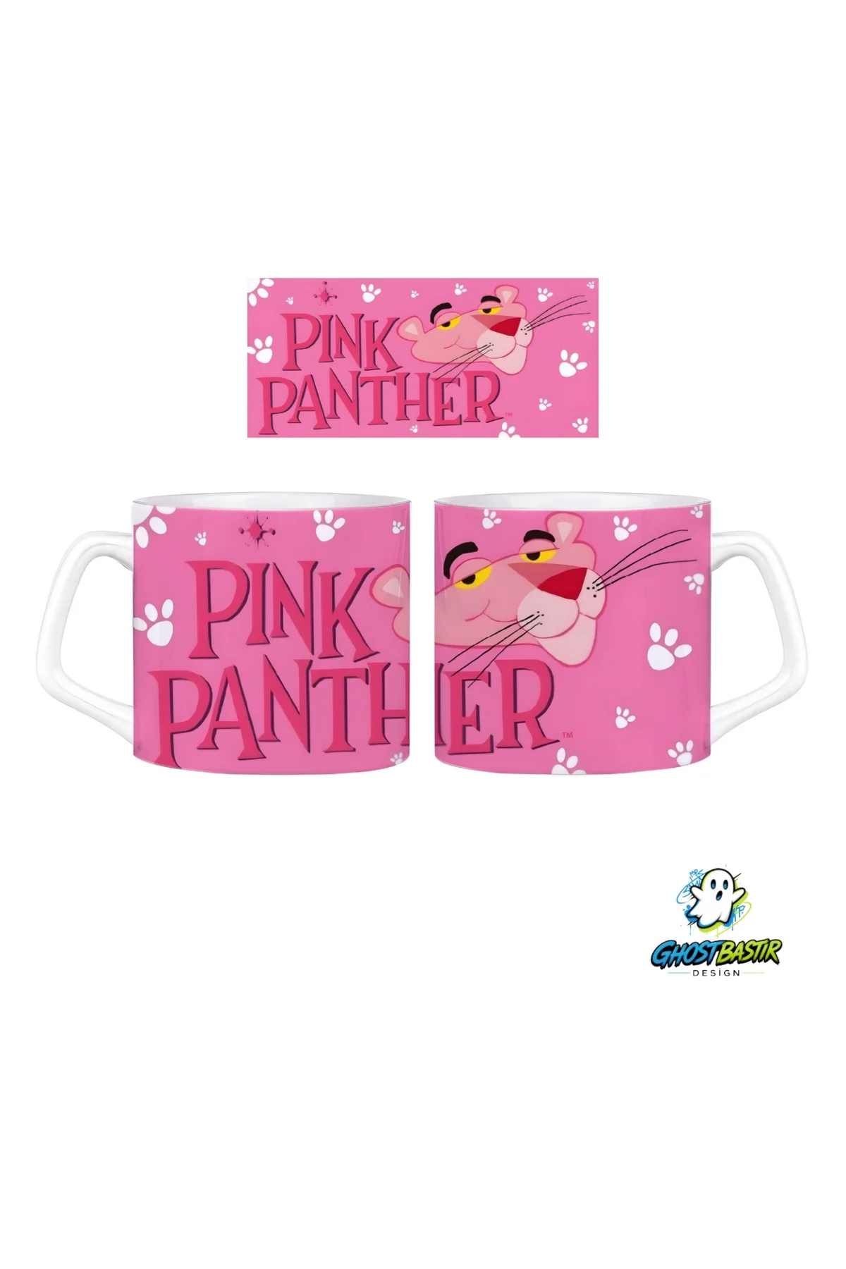 Pembe Panter Kupa Bardak | Tek Adet 0801