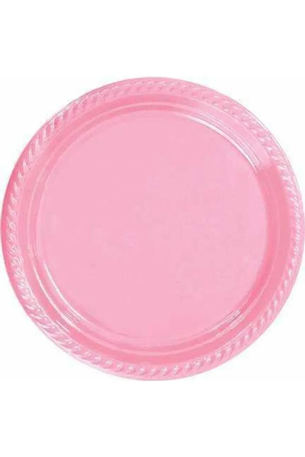 Pembe Plastik Tabak - Bardak - Çatal Seti 25 Kişilik