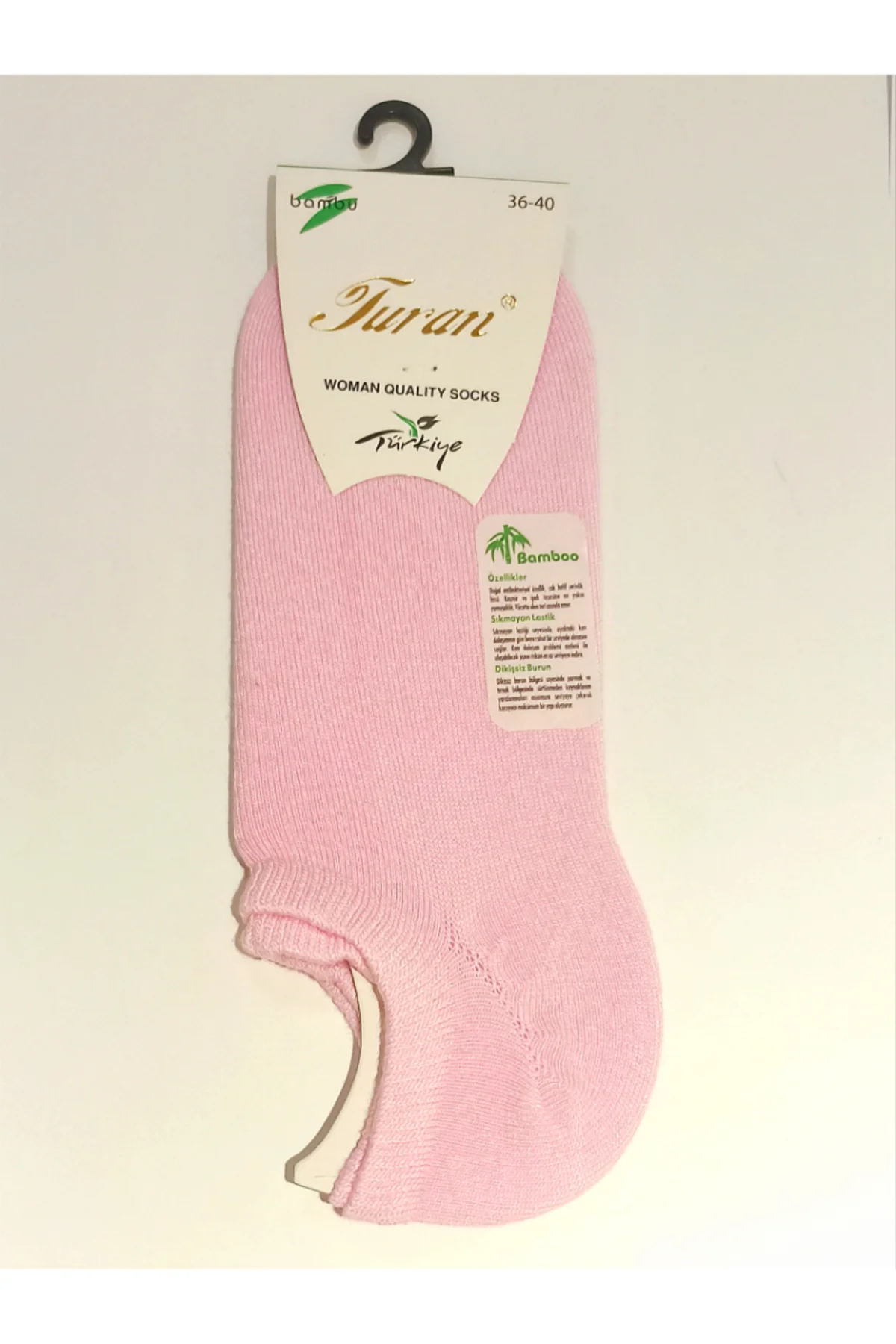 Pembe Renk 36-40 Soket Kadın Çorap
