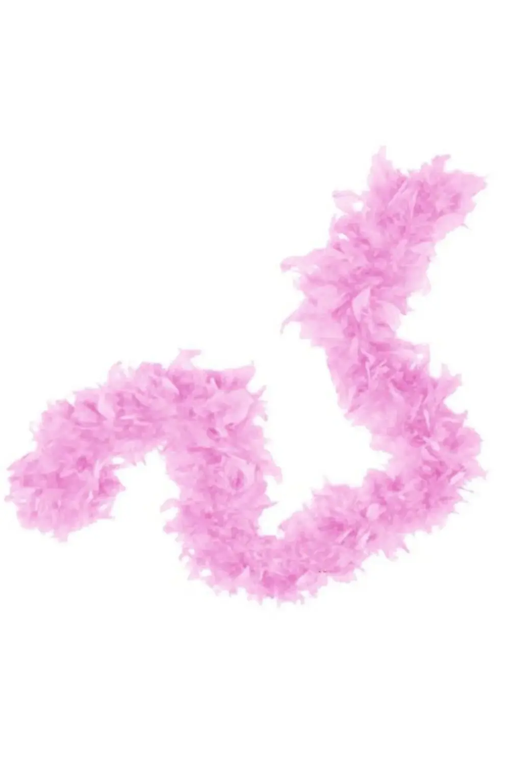 Pembe Renk Kabarık Tüylü Otriş Boa Dekorasyon Tüy 180 Cm (clz)