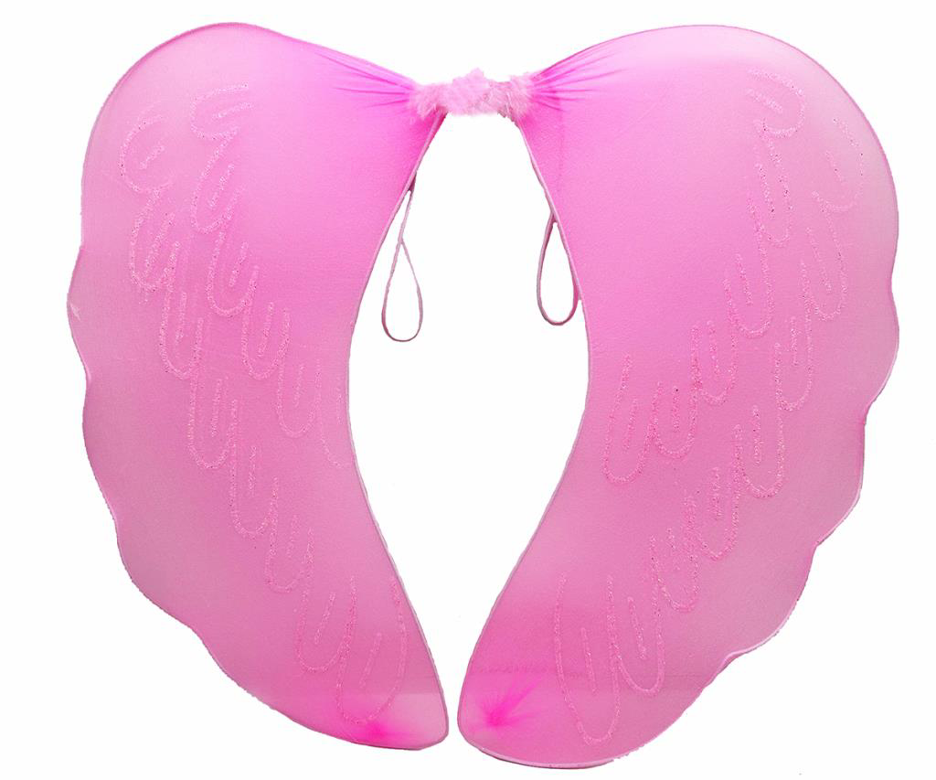 Pembe Renk Ortası Pembe Tüylü Tül Peri Kanadı 40x50 cm Pembe Renk Ortası Pembe Tüylü Tül Peri Kanadı 40x50 cm