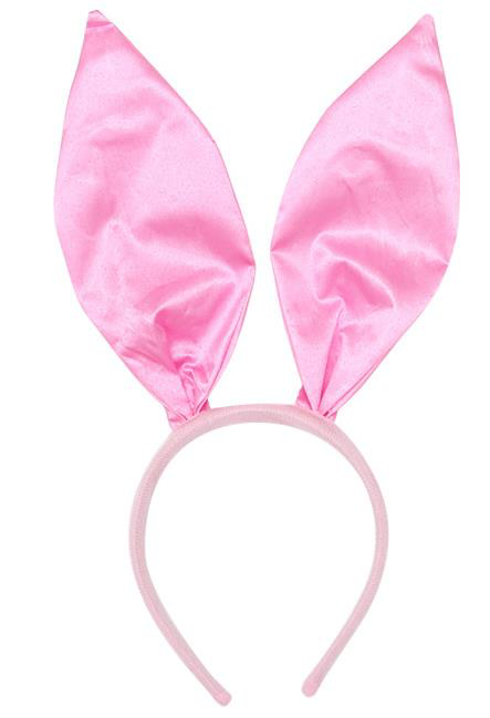 Pembe Renk Saten Kaplama Şekil Verilebilir Tavşan Kulak Taç 35x11 Pembe Renk Saten Kaplama Şekil Verilebilir Tavşan Kulak Taç 35x11