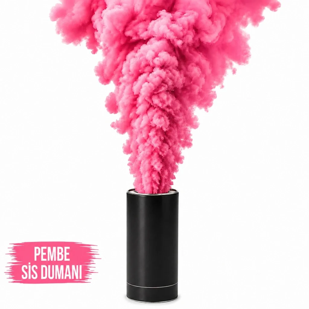 Pembe Renk Sis Bombası Pembe Duman 1 Adet Pembe Renk Sis Bombası Pembe Duman 1 Adet