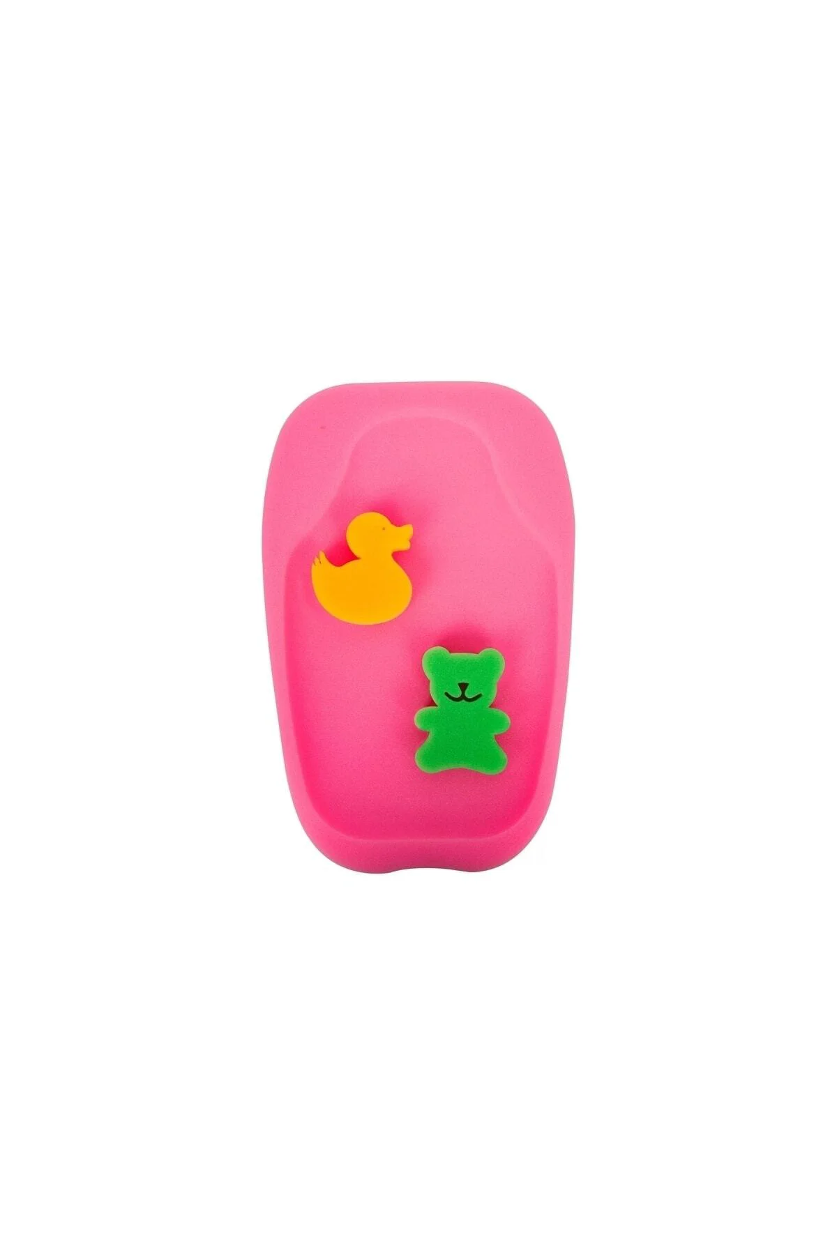 Pembe Renkli Bebek Banyo Küvet Süngeri