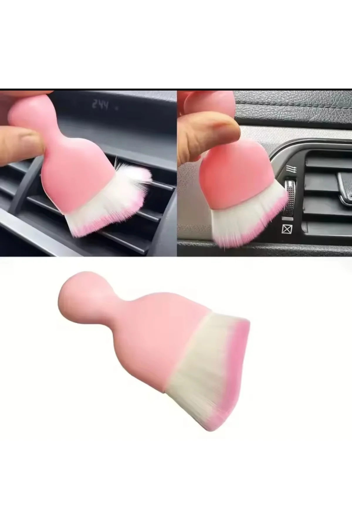 Pembe Renkli Çok Amaçlı Fırça