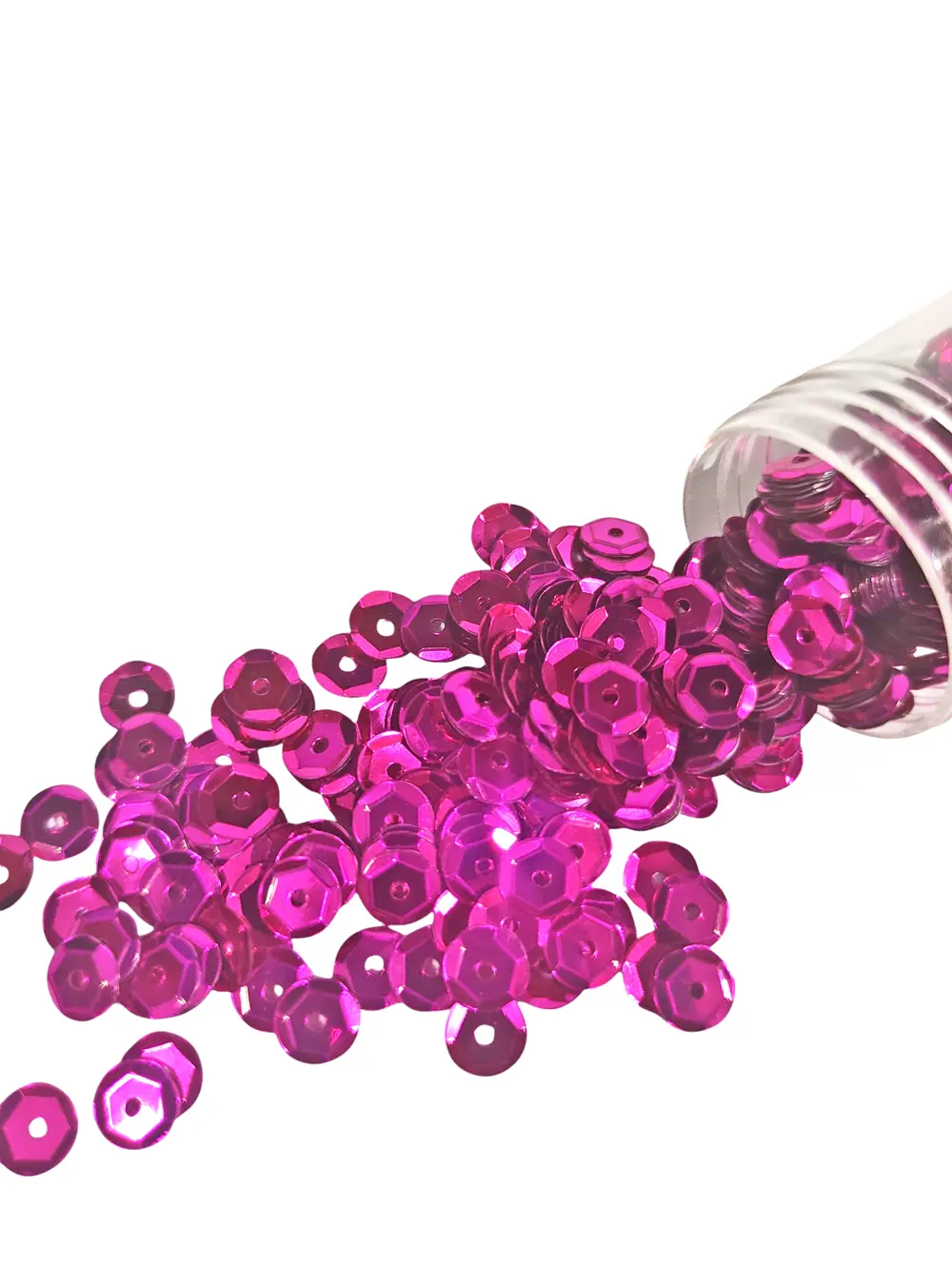 Pembe Renkli Pul Yuvarlak Pul 8mm Pul- 1 Adet