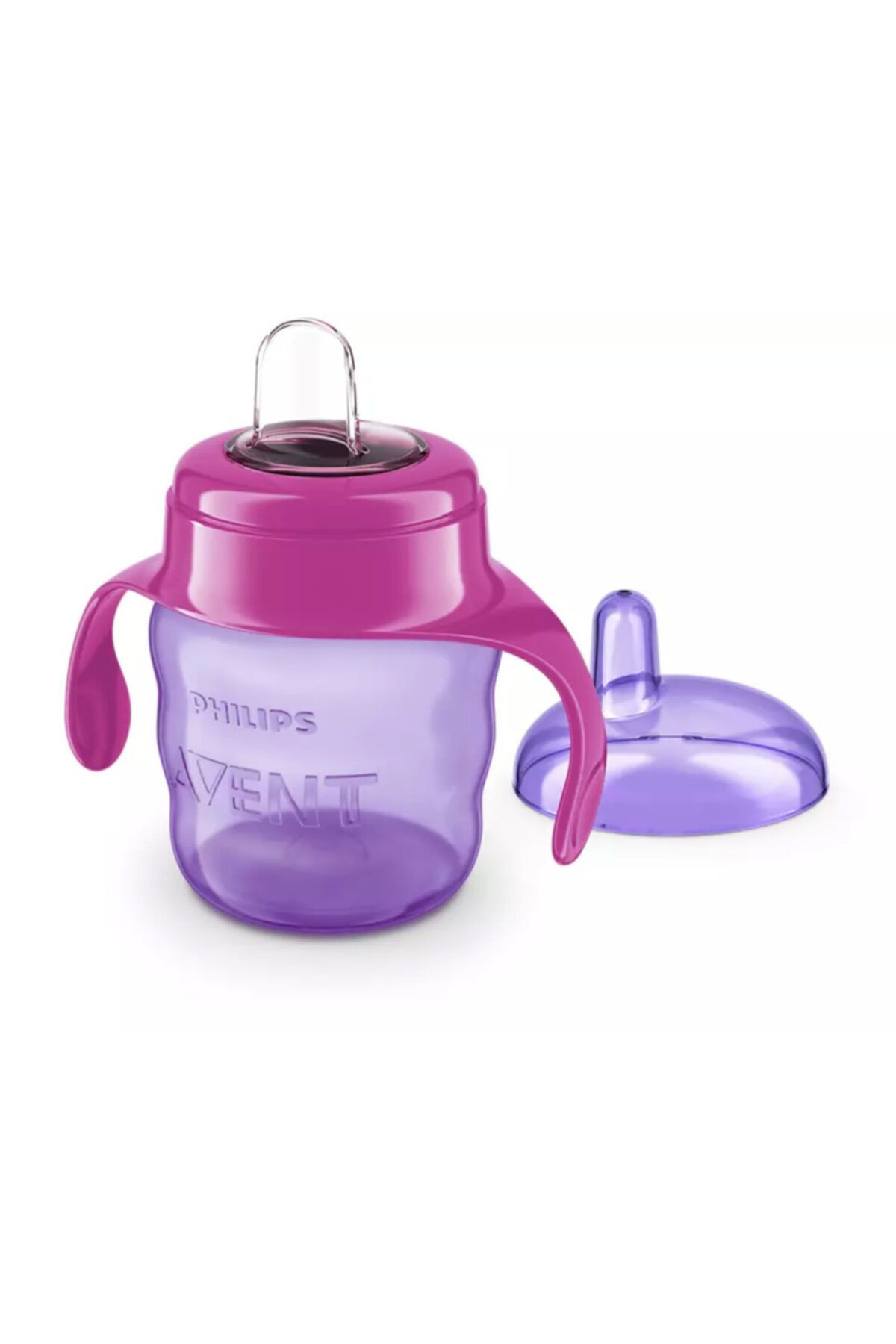 Philips Avent Pembe Silikon Uçlu Eğitici Damlatmaz Bardak 6M+ 200Ml