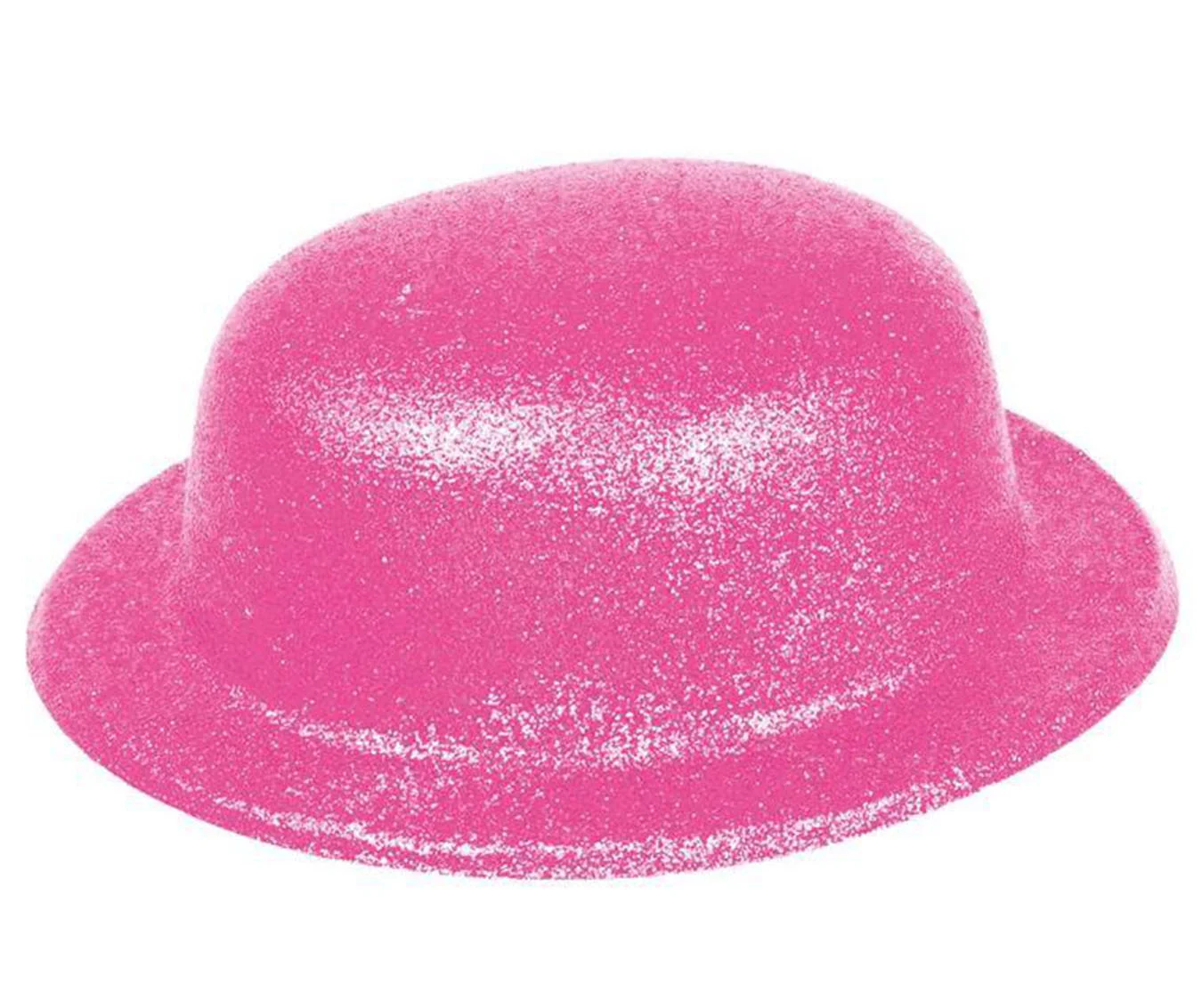 Pembe Simli Melon Parti Şapkası - Doğum Günü ve Kutlama Aksesuarı