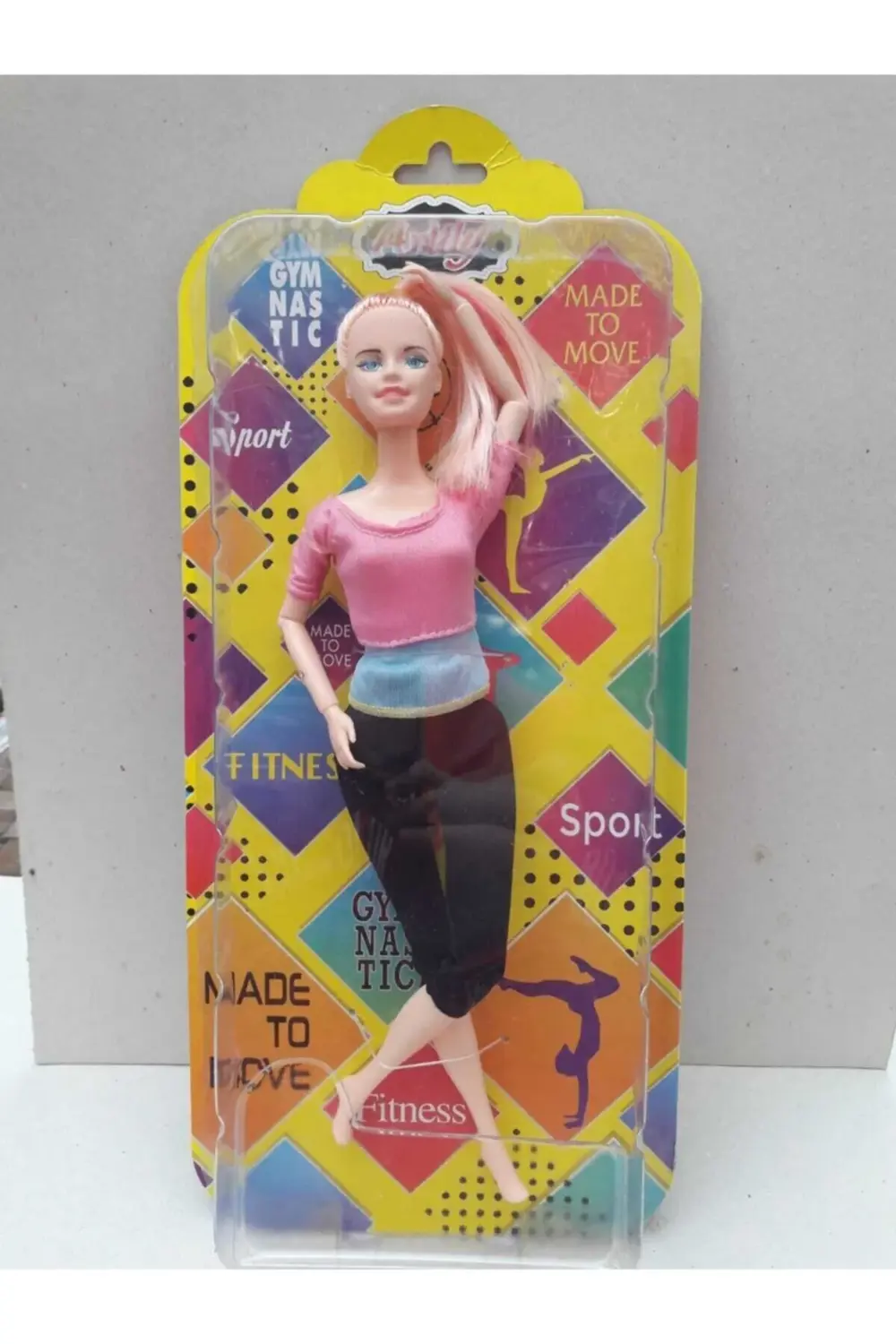 Pembe Sonsuz Hareket Barbie Oyuncak Bebek