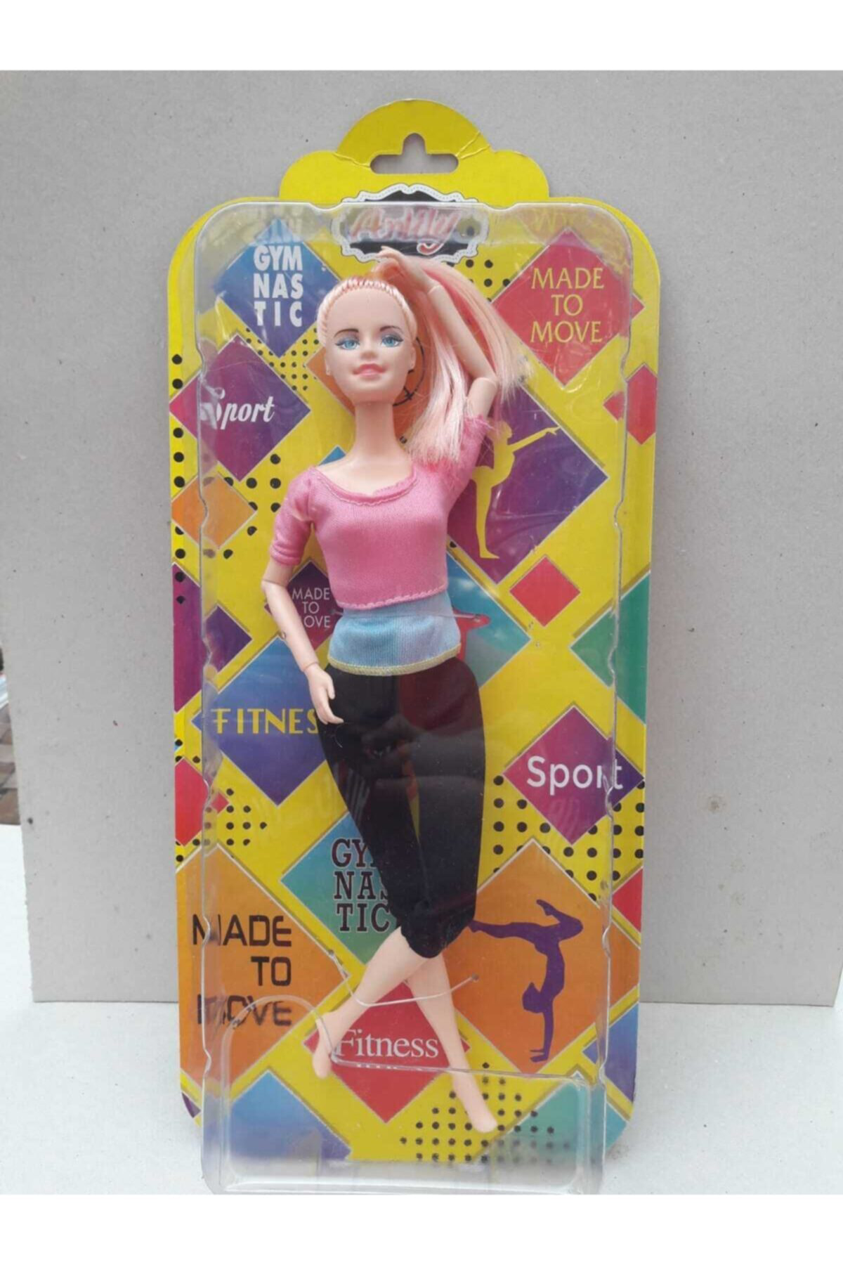 Pembe Sonsuz Hareket Barbie Oyuncak Bebek