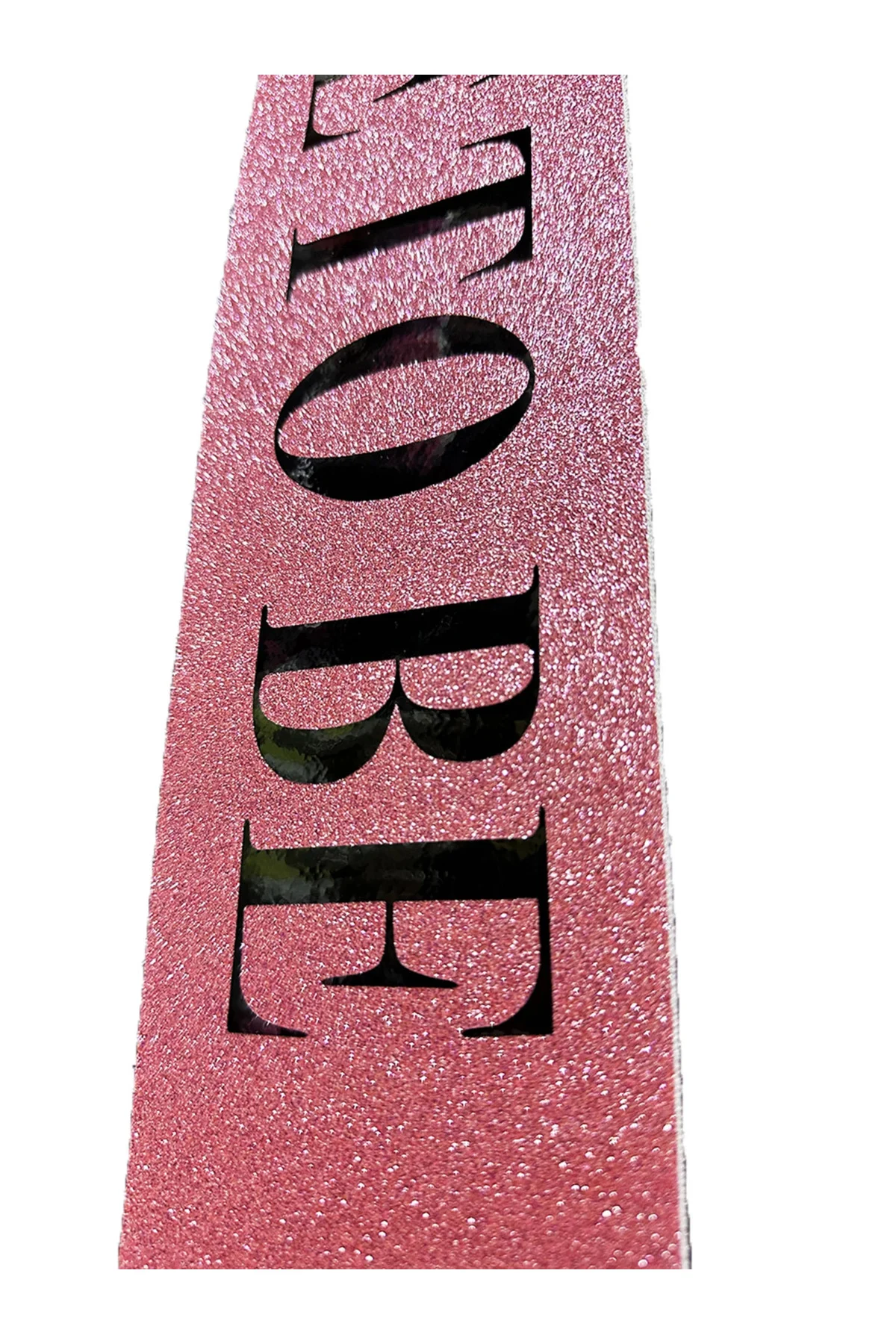 Pembe Üzeri Siyah Büyük Bride To Be Yazılı Simli Işıltılı Kuşak K Pembe Üzeri Siyah Büyük Bride To Be Yazılı Simli Işıltılı Kuşak K