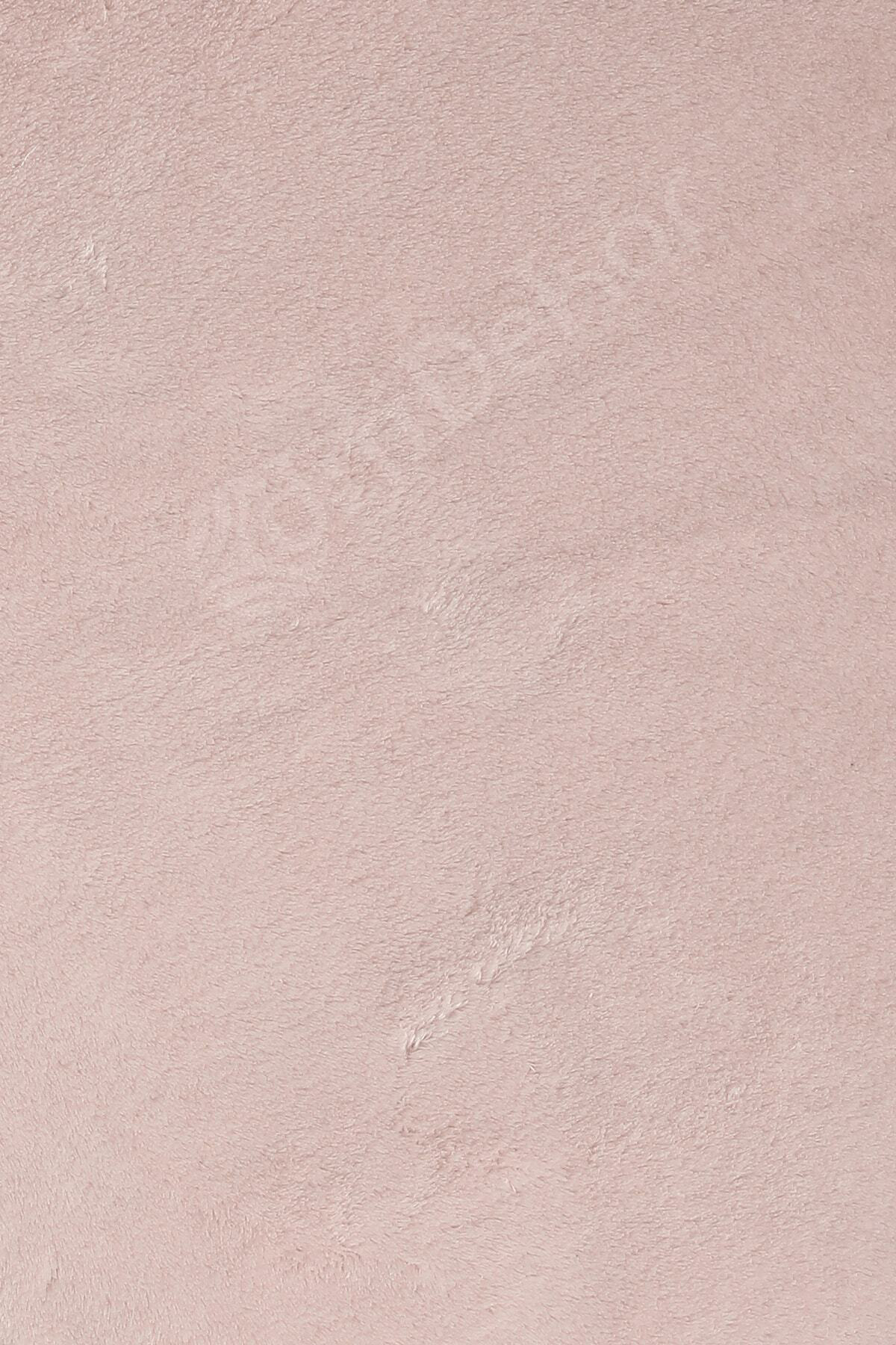 Pembe Yuvarlak Post Dokuma Halı Peluş Banyo Paspası 80x80 Pembe Yuvarlak Post Dokuma Halı Peluş Banyo Paspası 80x80