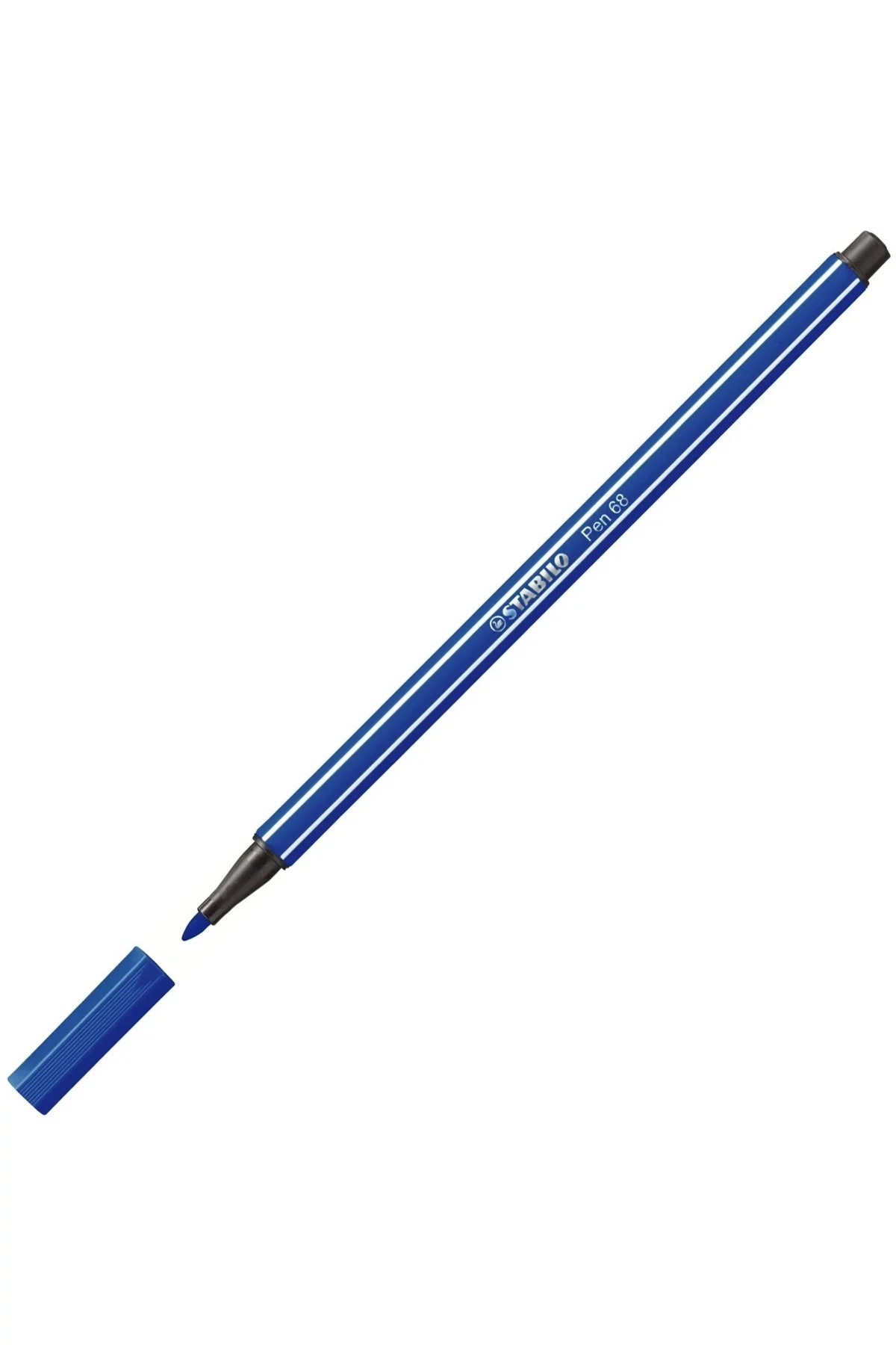 Pen 68 Kalın Uçlu Keçeli Kalem 1 Mm Koyu Mavi 68/32