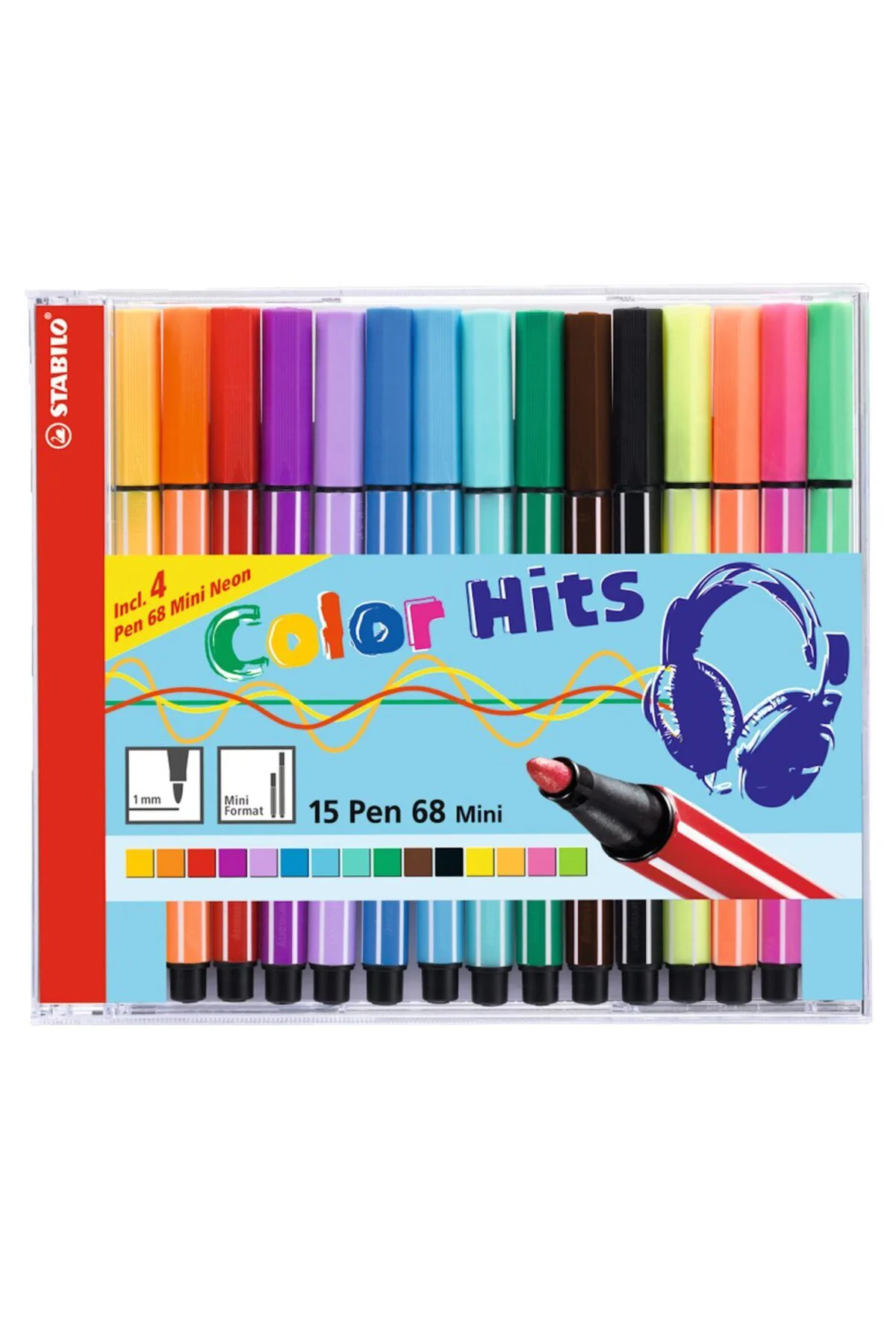 Pen 68 Mini Cd 15 Renk 668/15-021