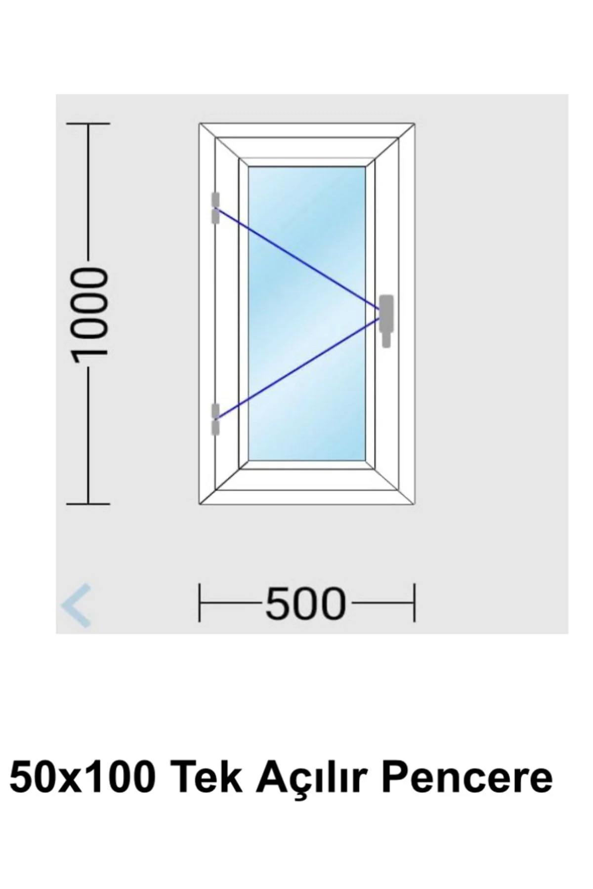 Pencere 50&100 Camsız Pencere 50&100 Camsız