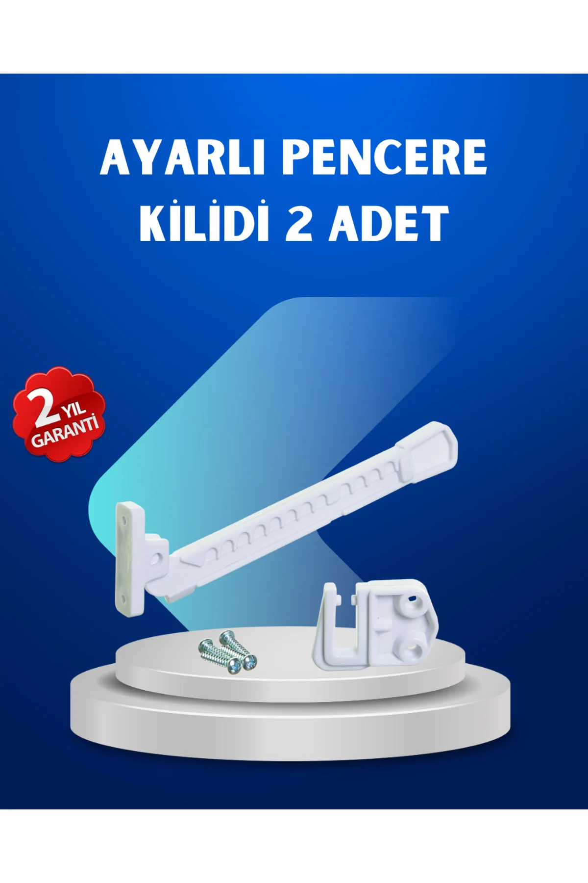 Pencere Güvenlik Kilidi Açılma Sınırlayıcı Aparat 2 Adet