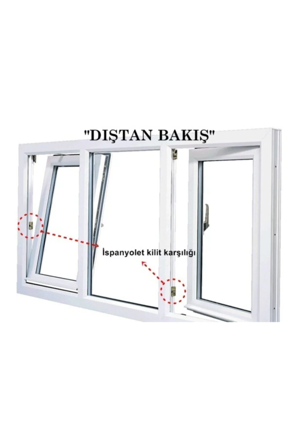 Pencere Ispanyolet Karşılığı, No 01-4 Adet