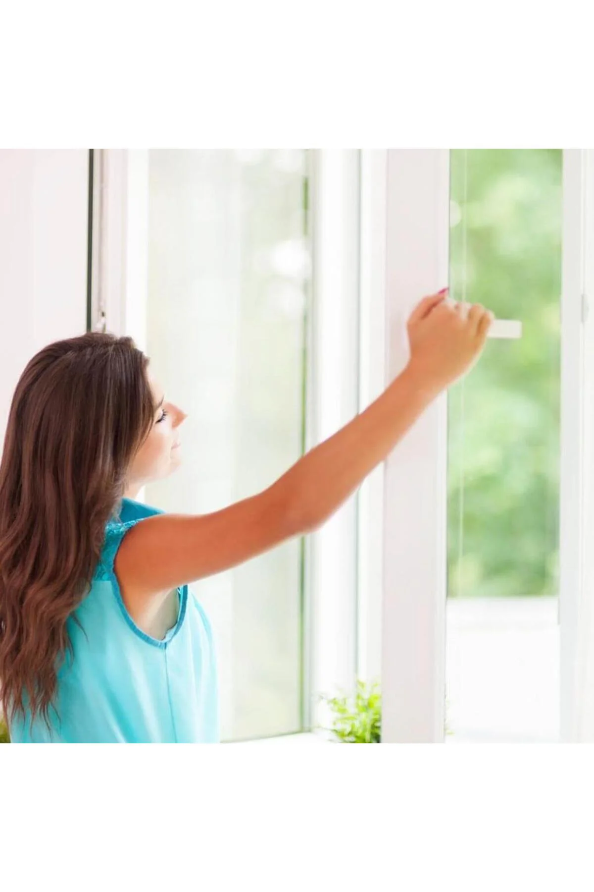 Pencere Sineklik Hazır Pencere Sinekliği Cırt Bantlı 100x150 cm