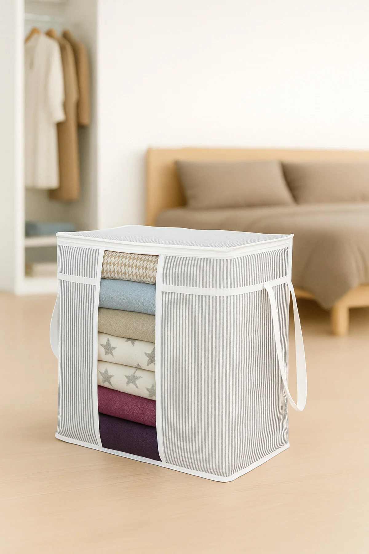 Pencereli Saklama Çantası Hurç 30*45*50cm